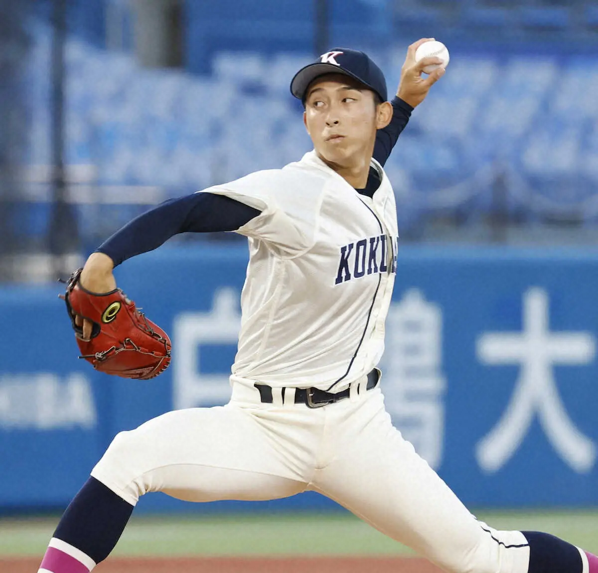 【画像・写真】国学院大の2番手・飯田　3回2/3パーフェクトだ6Kだ「次からも任された場面でしっかり結果を」