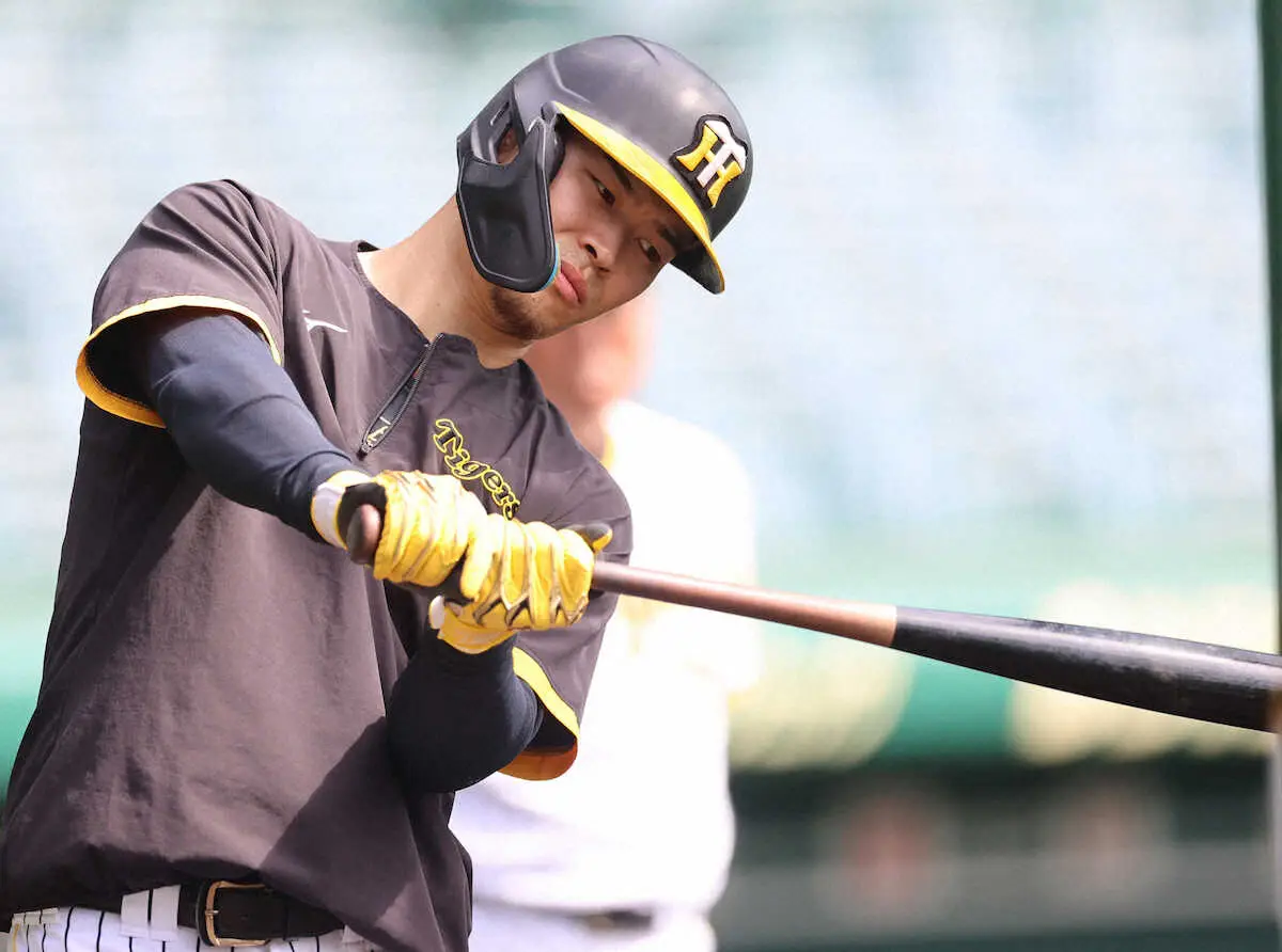 【画像・写真】阪神・佐藤輝　今年も狙う有終の美弾「最終戦で1本？いや、何本でも（笑い）」