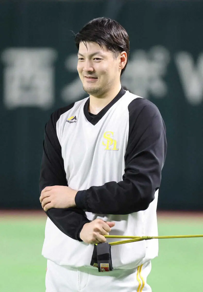 【画像・写真】ソフトバンク・有原&大津　小久保監督の新記録達成へ勝利を贈る「しっかり腕を振りたい」