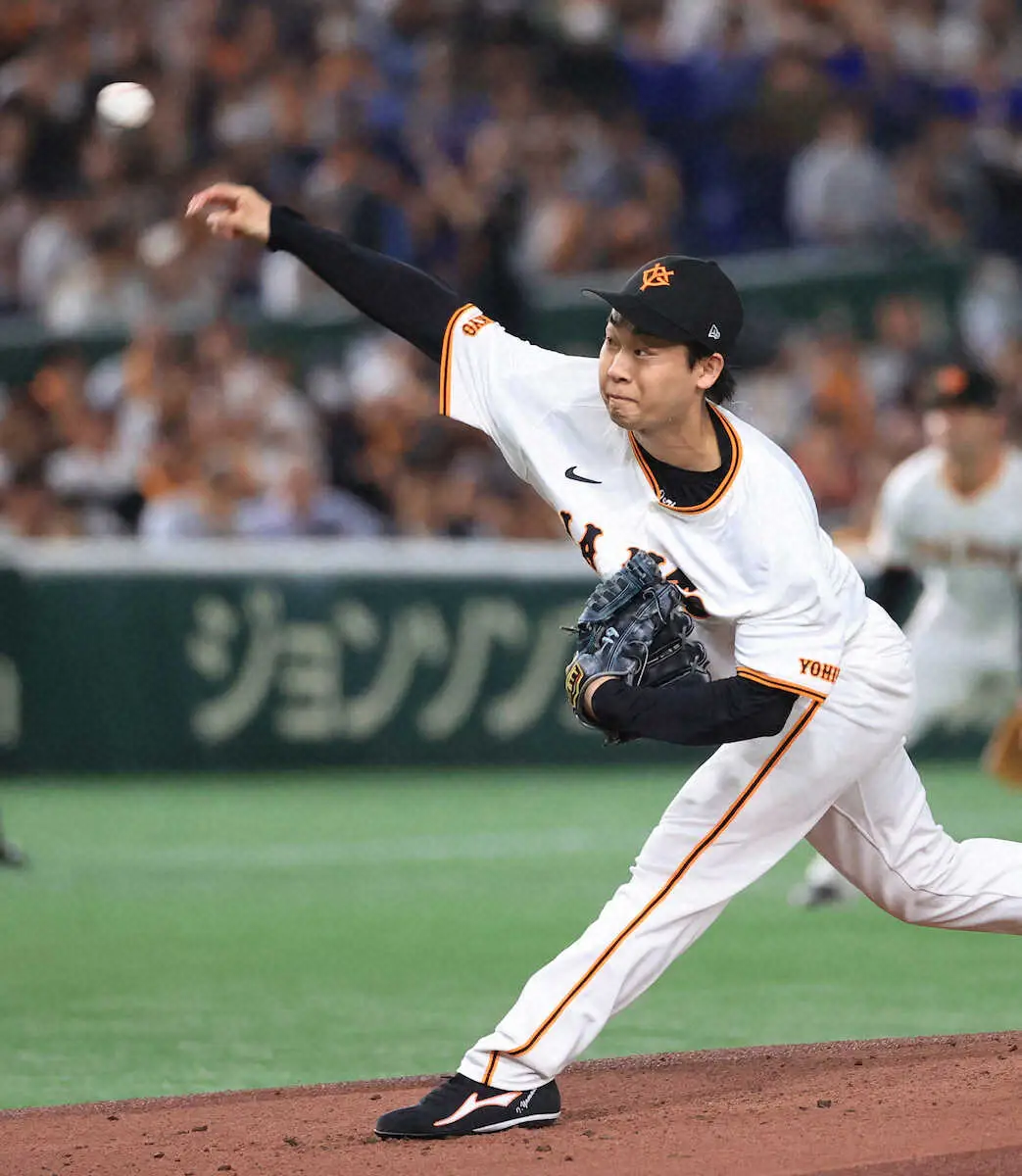 【画像・写真】巨人・山崎伊織、2年連続10勝到達　「令和の3本柱」菅野、戸郷に続く右腕3人2桁勝利は球団30年ぶり