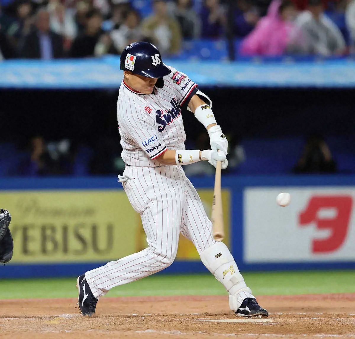 【画像・写真】ヤクルト　本拠地最終戦で広島に競り負け、今季初7連勝ならず　引退試合の山崎晃大朗は有終2安打