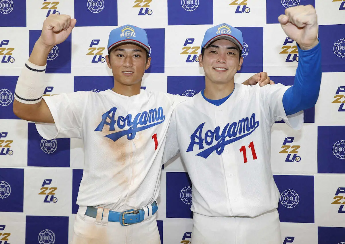 【画像・写真】青学大が首位キープ　中西聖輝投手は1失点完投で今季4勝目