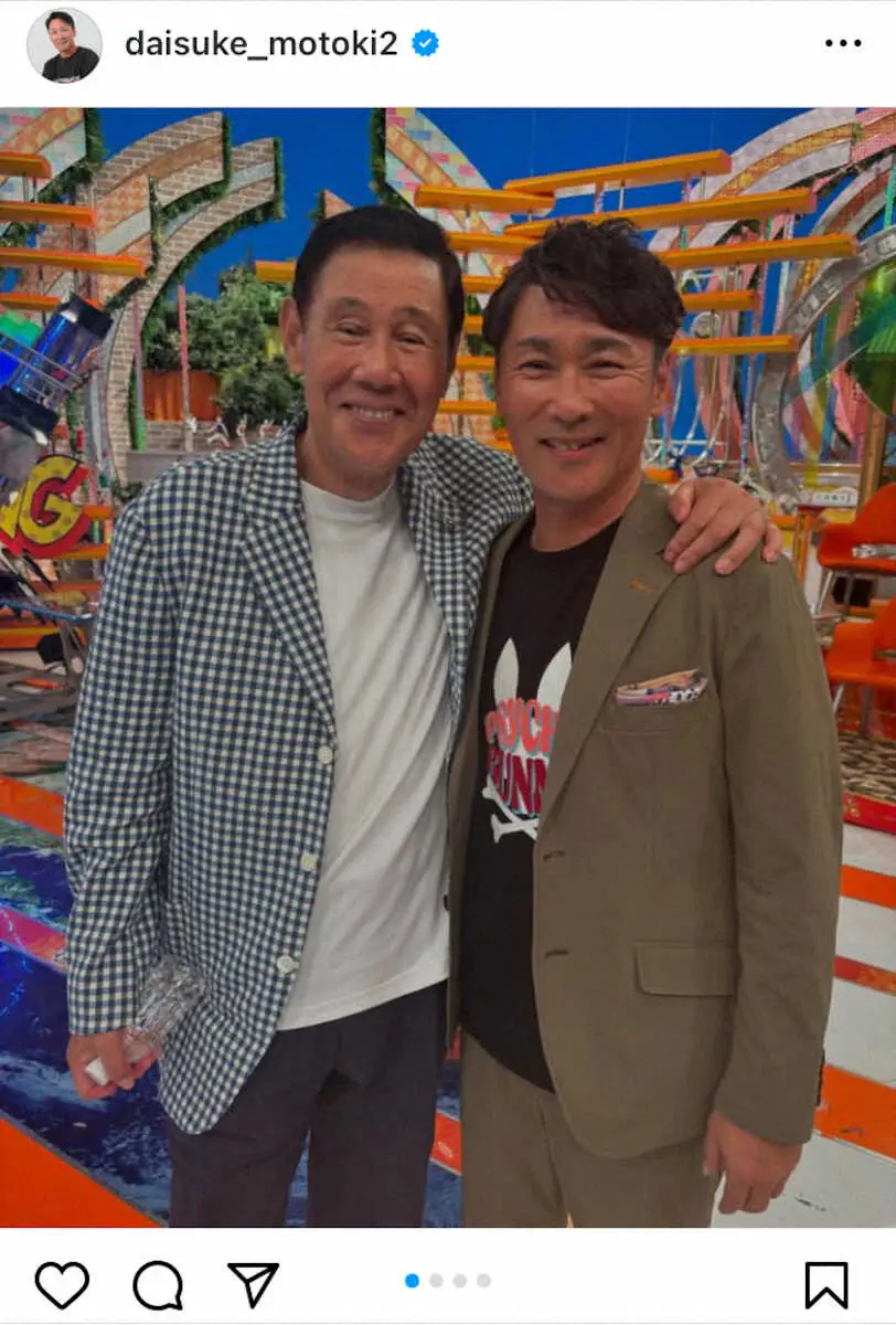 【画像・写真】元木大介氏　因縁ドラフトの当事者と爽やか2ショット「色々有りましたけど、ずっとお世話になってます」