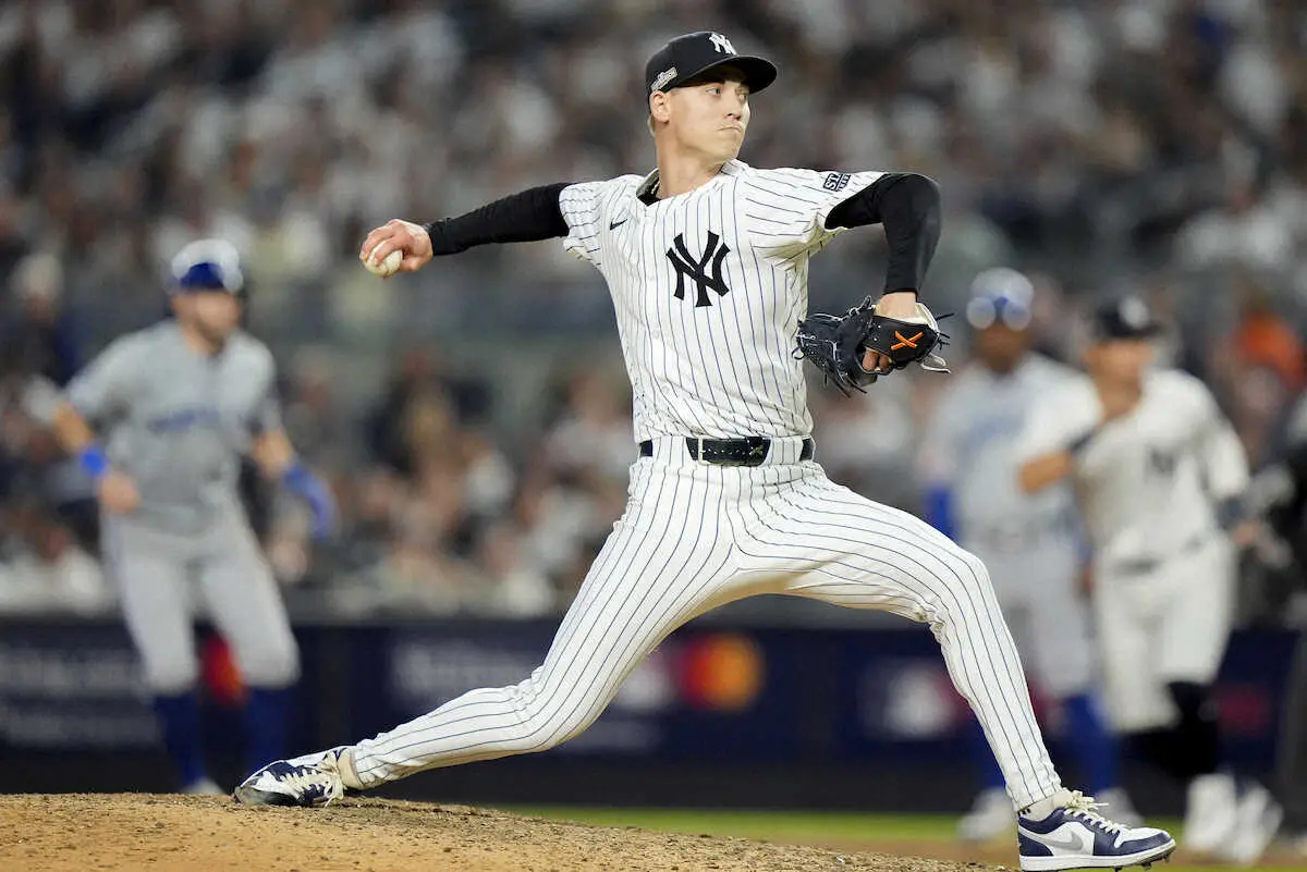 【画像・写真】【地区S第1戦】ヤンキースが歴史的激戦に先勝　1試合5度の逆転劇はPS史上初　ジャッジは3三振も
