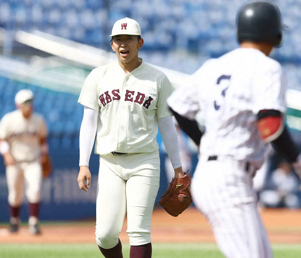 【画像・写真】早大エース伊藤樹　1シーズン自己最多タイ4勝目　7回1失点好投でリーグ通算11勝目