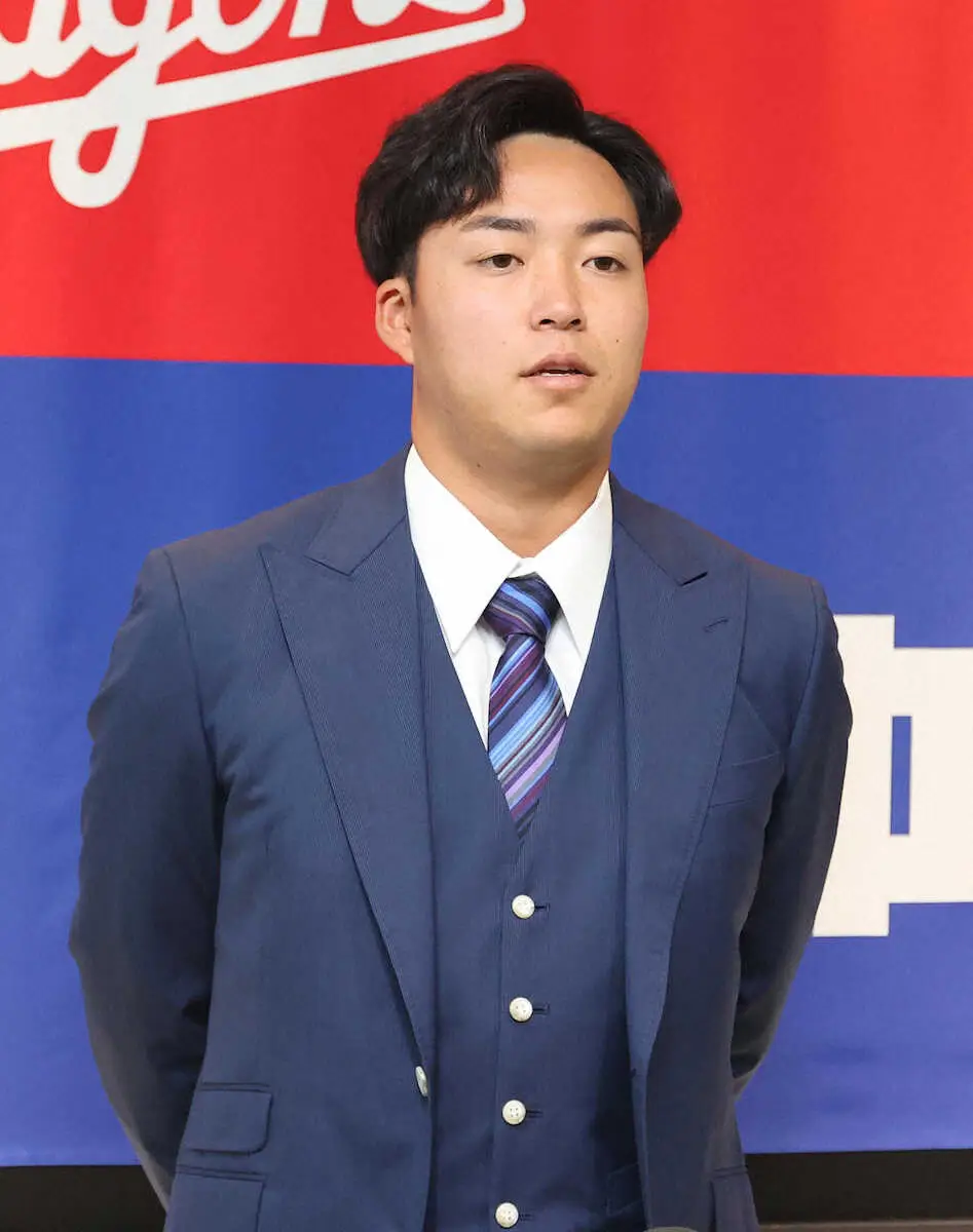 【画像・写真】中日、上田洸太朗投手に戦力外通告　現役続行希望「野球やれる環境あるなら続けたい」