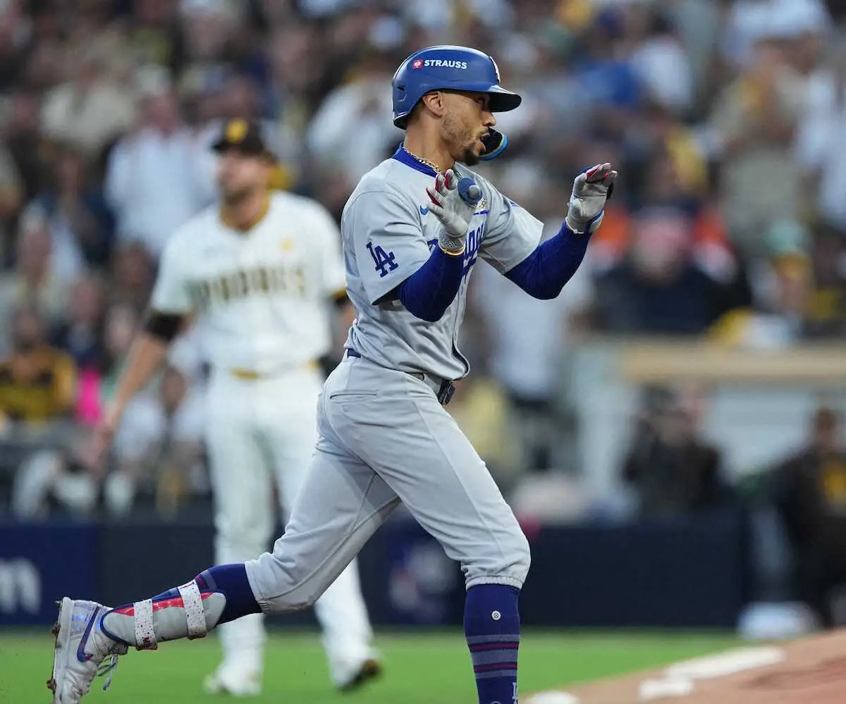 【画像・写真】ドジャース・ベッツ　スランプ脱出弾　29打席連続無安打で止める初回ソロも「自分のことはどうでもいい」