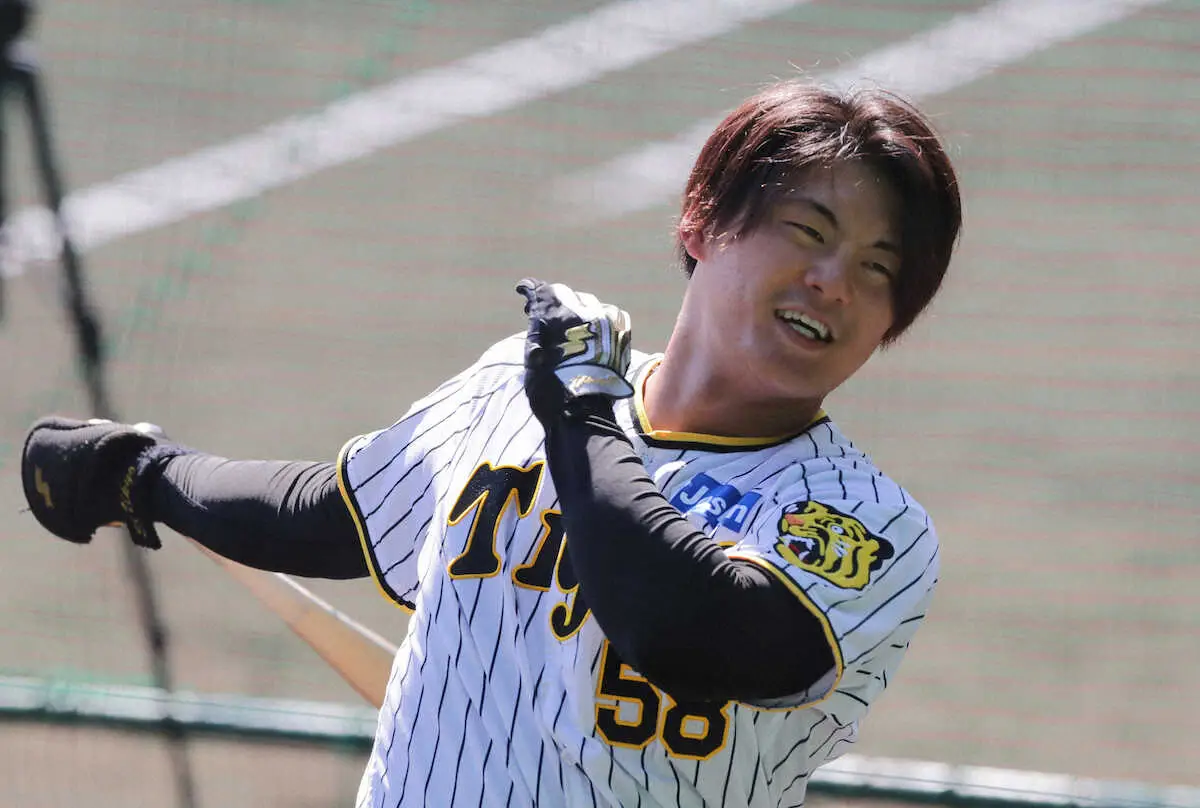 【画像・写真】阪神・前川　“球児パワー”でCS突破「高校野球の気持ち思い出す」　智弁学園3年夏に聖地で打率.455