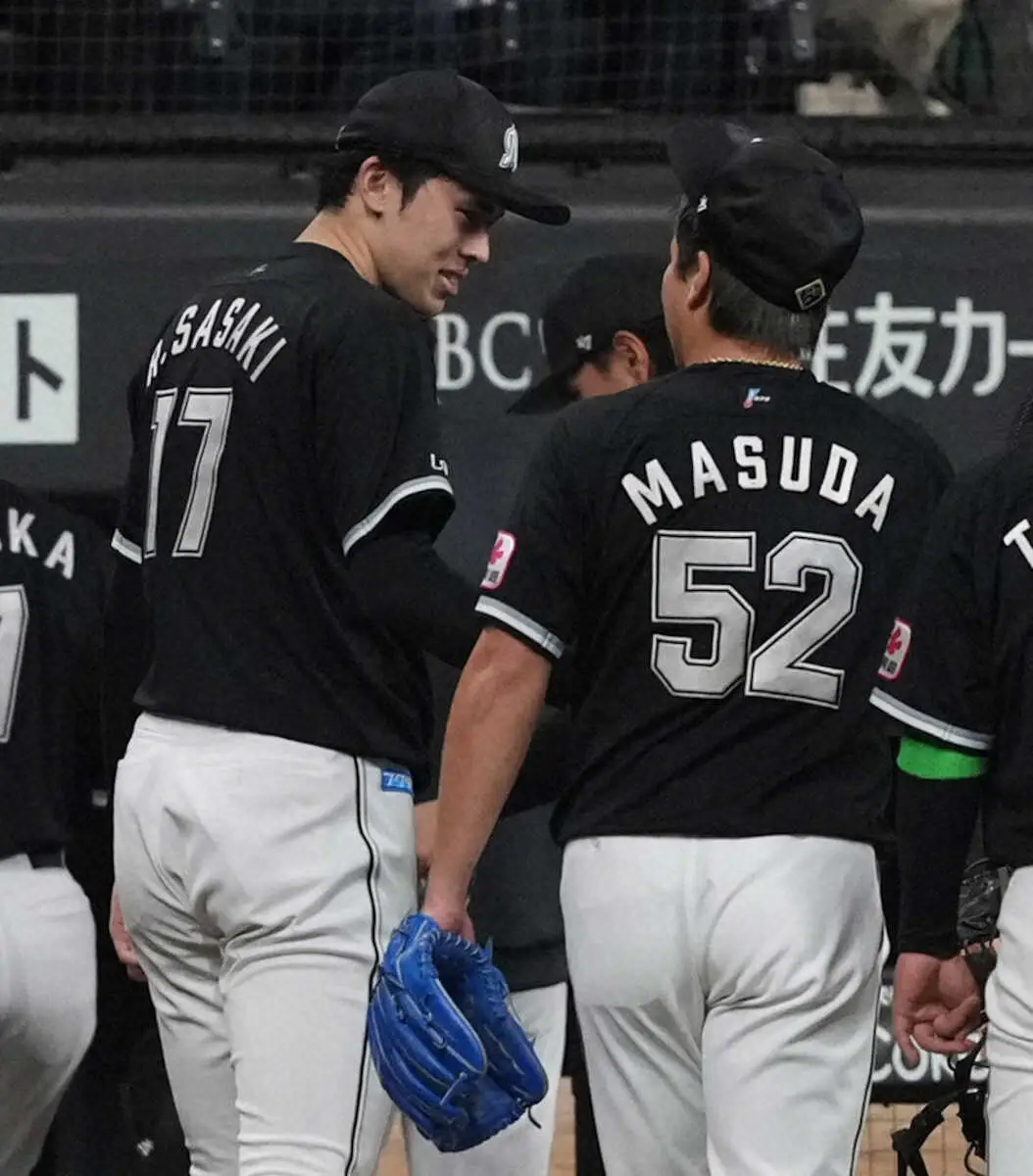 【画像・写真】ロッテ先勝！　佐々木朗希がCS初勝利　雄叫びあげた8回無失点　全体4割のスライダーで日本ハム幻惑