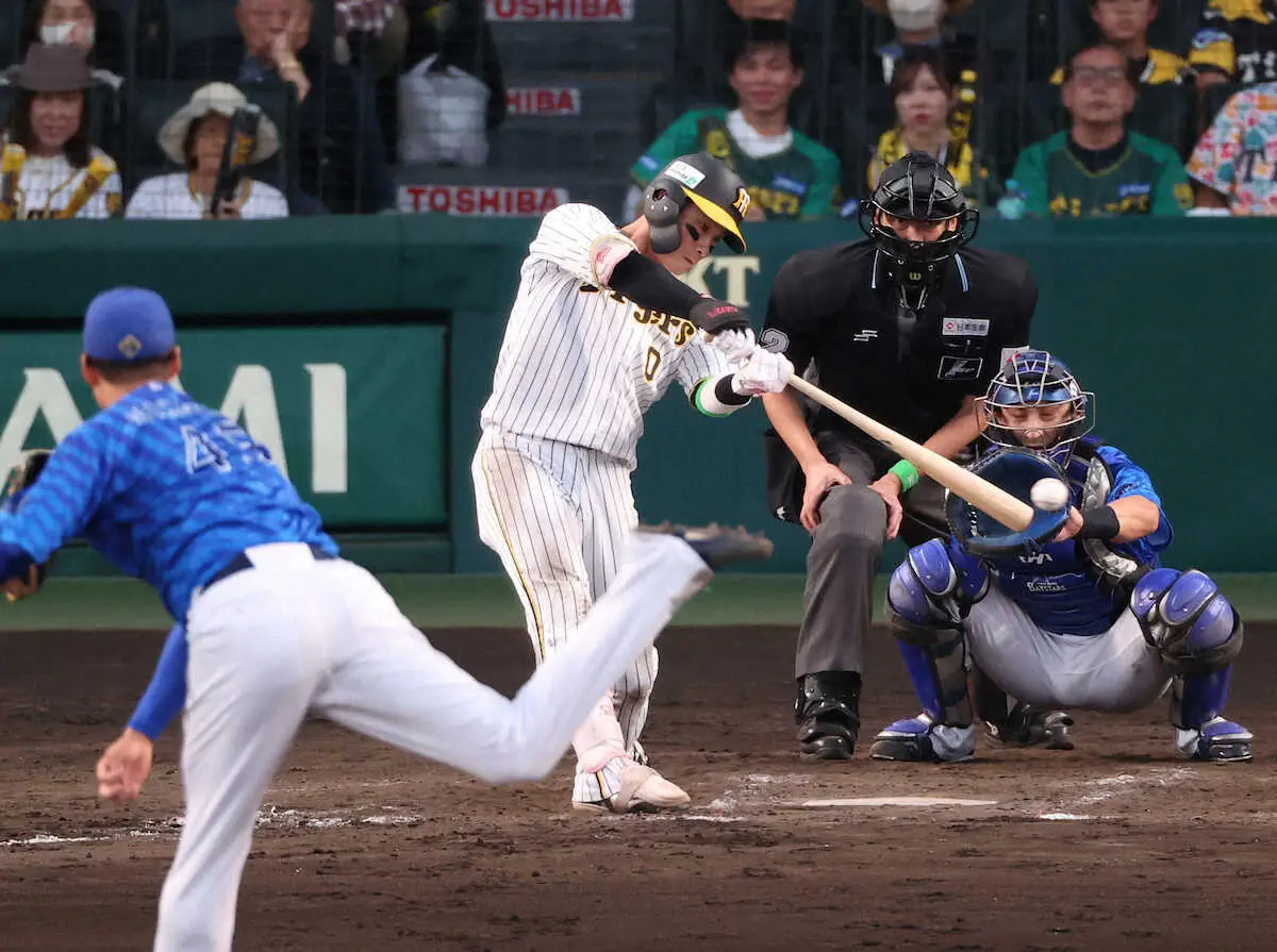 【画像・写真】阪神・木浪　CS男だ9回零敗阻止適時打「やられたら、やり返す」　第2戦も快音響かせる