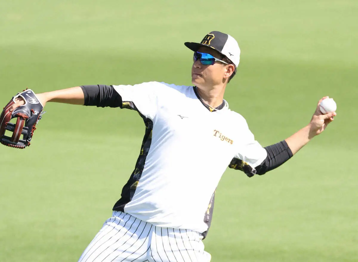 【画像・写真】阪神・大竹がCS3戦目先発へ　テーマは「力みを受け入れて投げる」