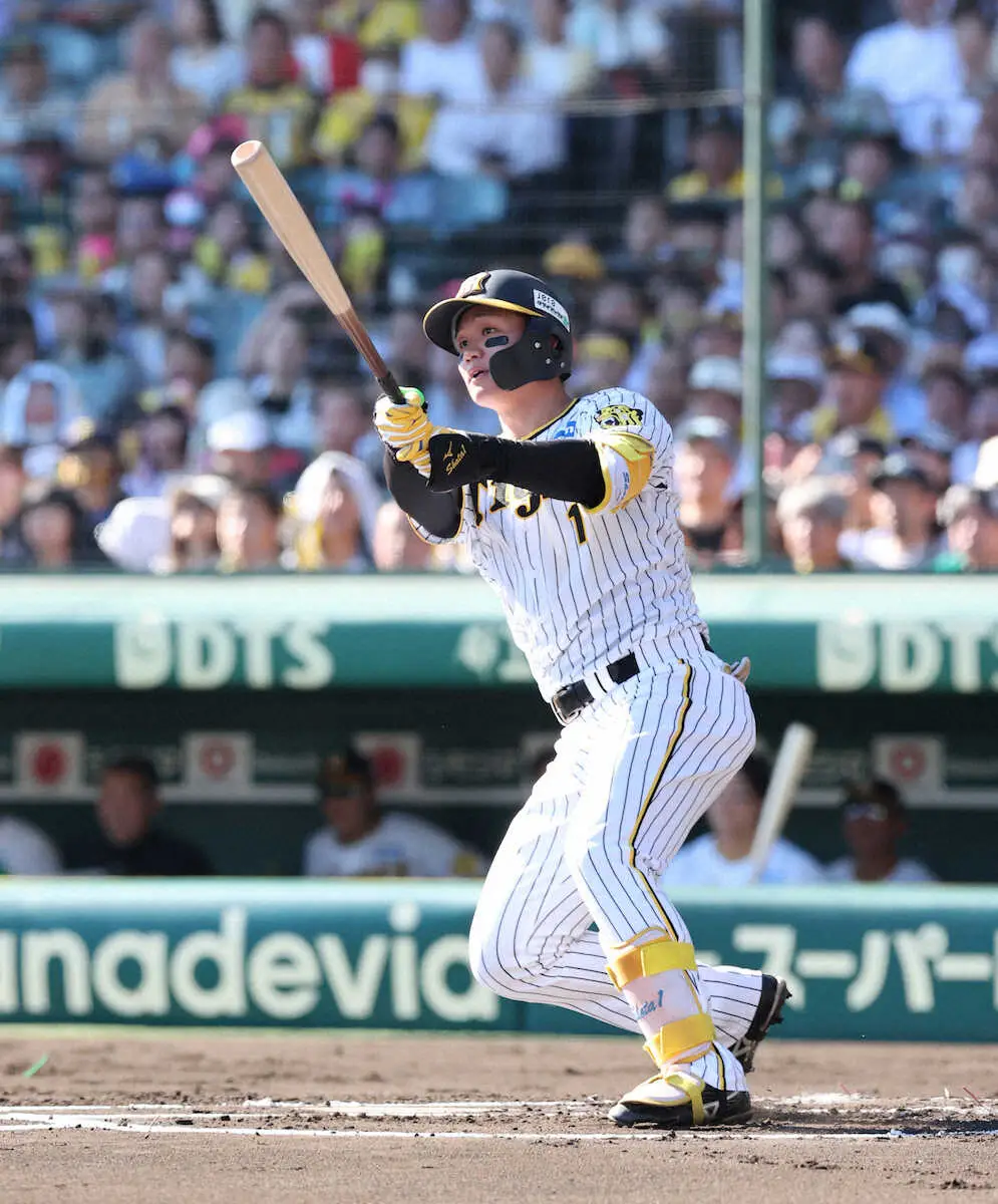 【画像・写真】阪神・森下　史上2人目・新人から2年連続CS弾も「悔しい結果に終わってしまった」孤軍奮闘実らず