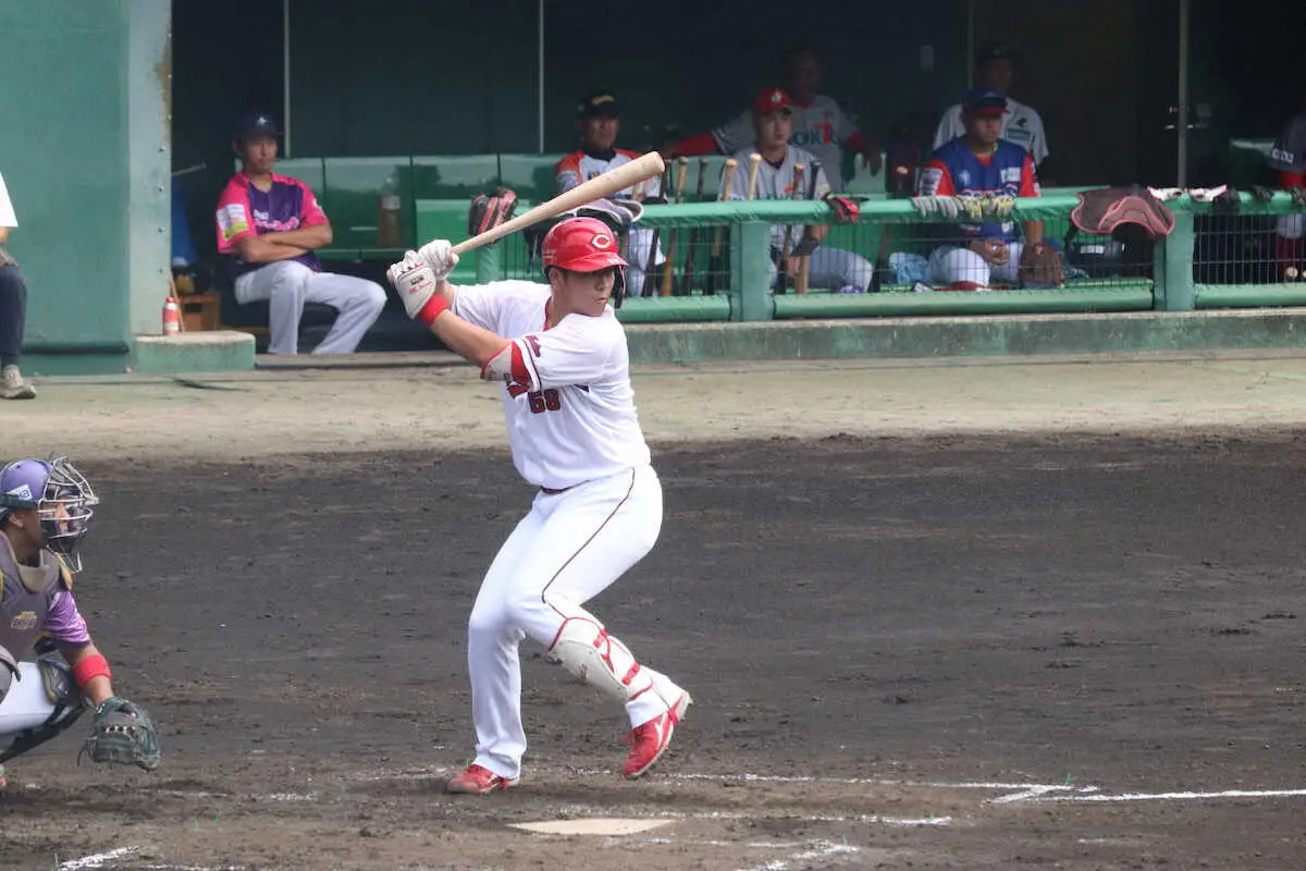 【画像・写真】広島、大砲候補の高卒1年目・仲田をフェニックスL全試合「4番」起用へ　英才教育本格化