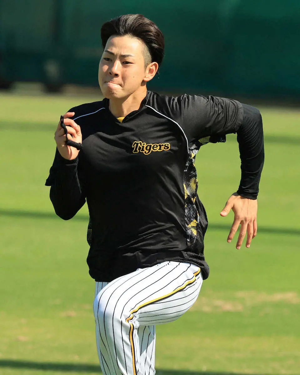 【画像・写真】阪神ドラ1・下村　トミー・ジョン手術「経験者」藤川新監督の金言を胸に復活誓う