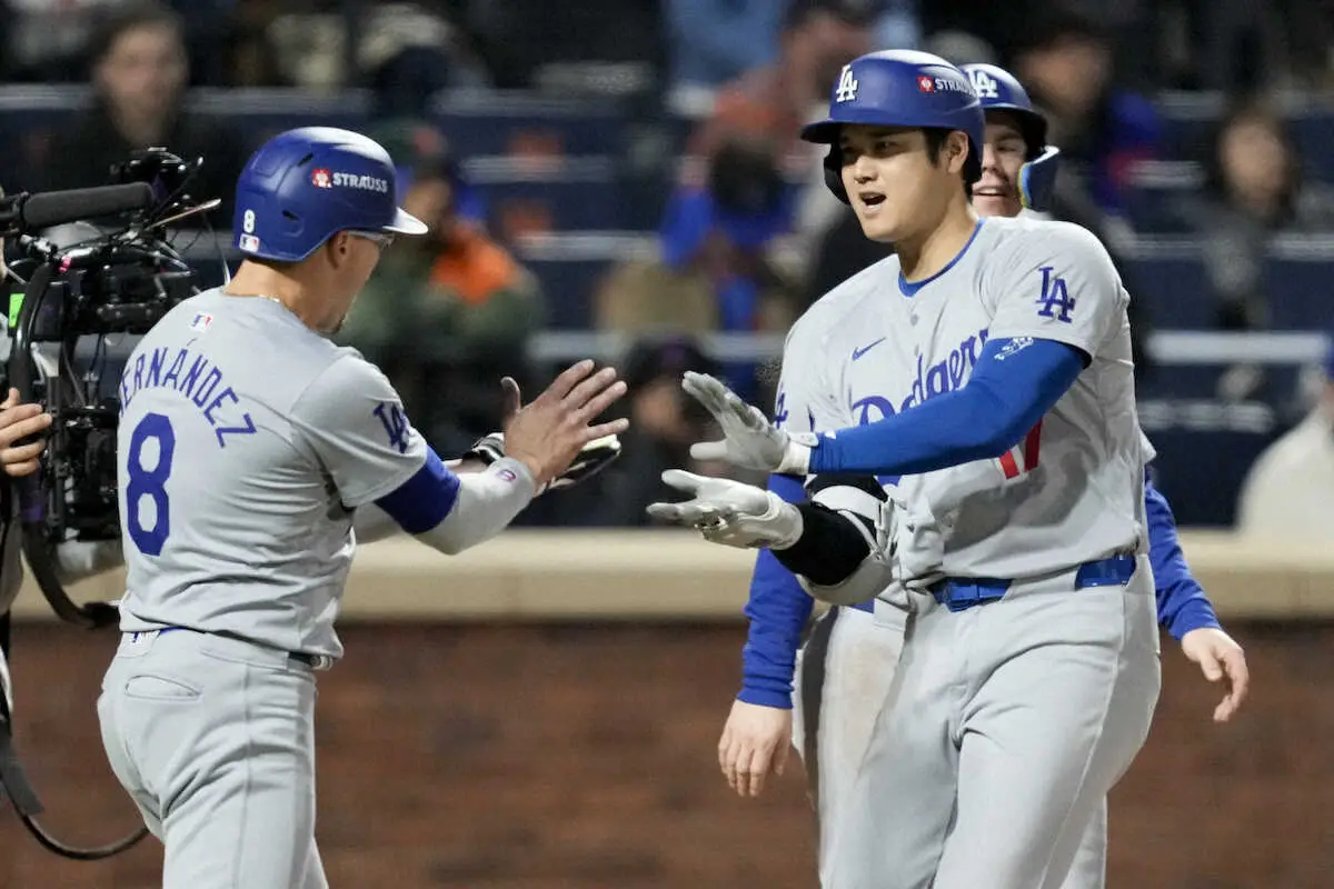 【画像・写真】“PS男”キケは大谷の前で2打席出塁できず「憤っていた」第3打席で2ラン「9番は7、8番と少し違う」