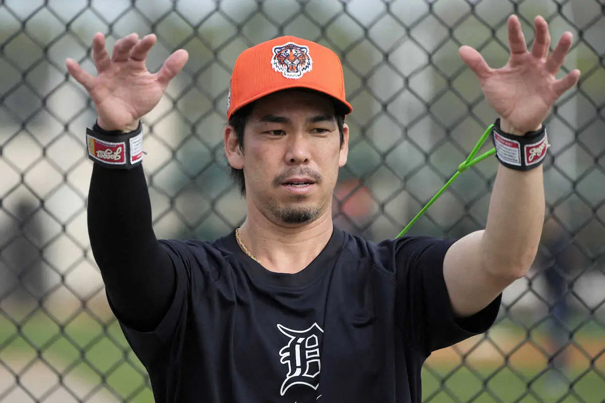 【画像・写真】タイガース・前田健太　前日走者なしで不発の大谷に「問題ない」　先頭打者弾に「言って良かった」と笑顔