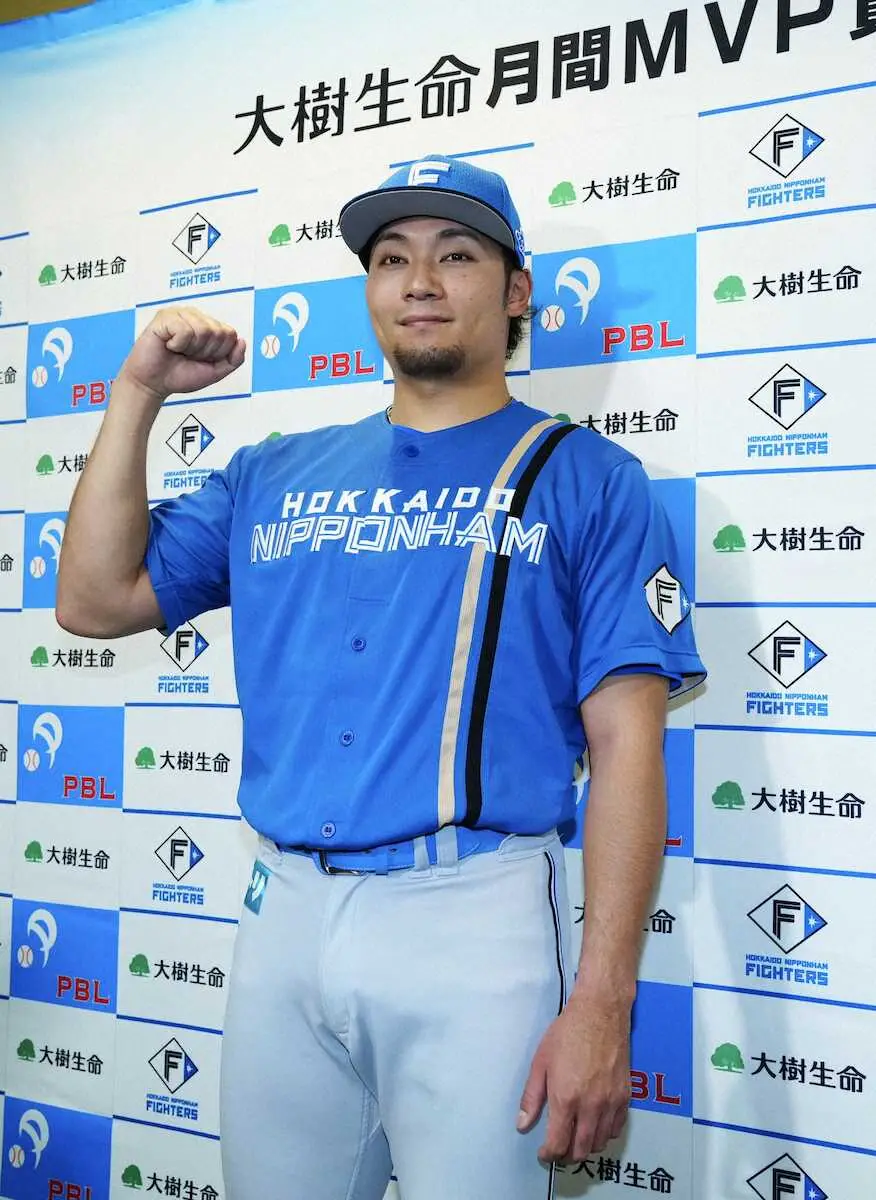 【画像・写真】日本ハム伊藤が2度目の受賞　5試合で4勝＆3完投2完封　9、10月度の月間MVP　