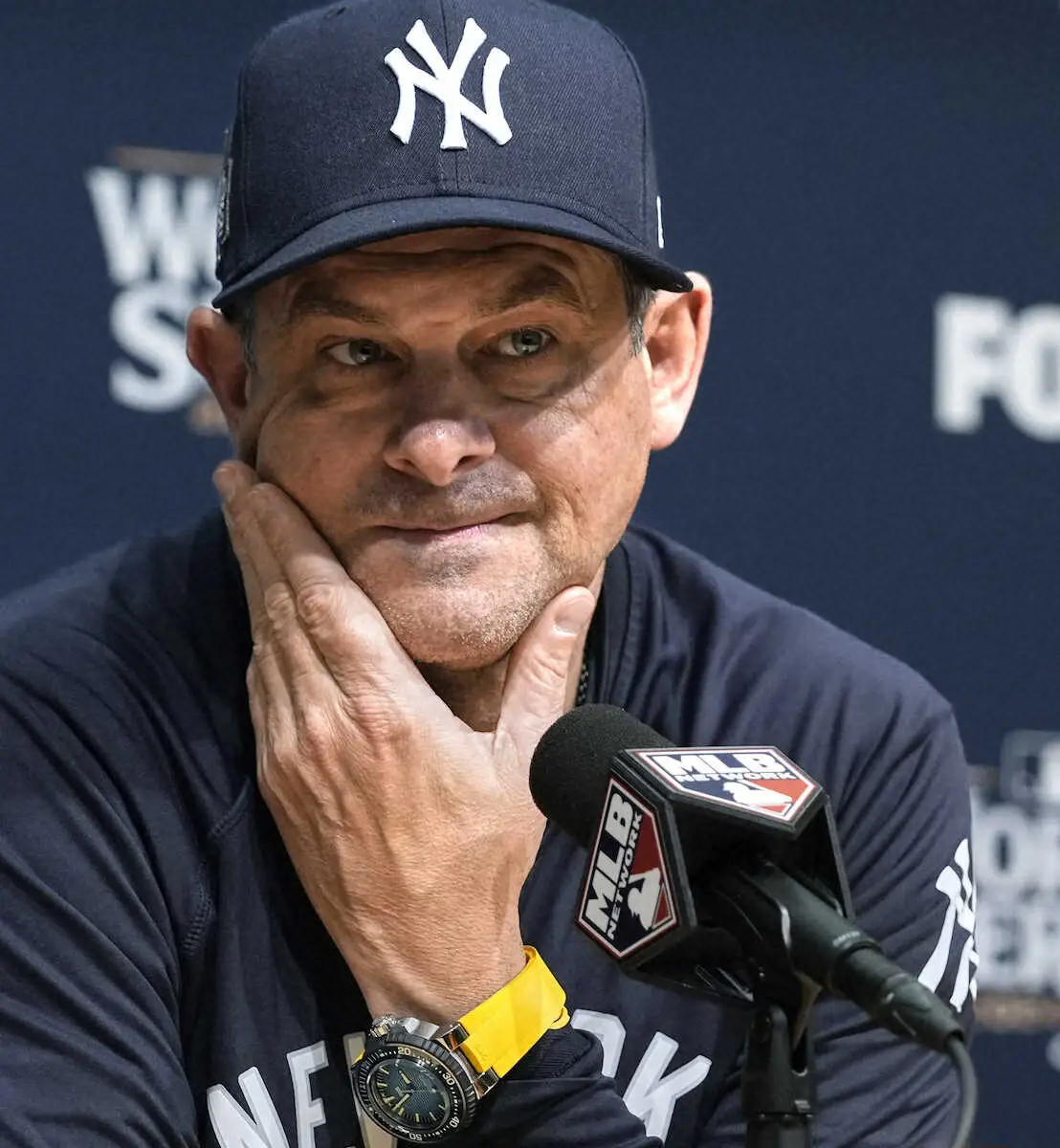 【画像・写真】ヤンキース・ブーン監督　不振ジャッジに復調気配あり　ドジャース先発・山本由伸対策は…