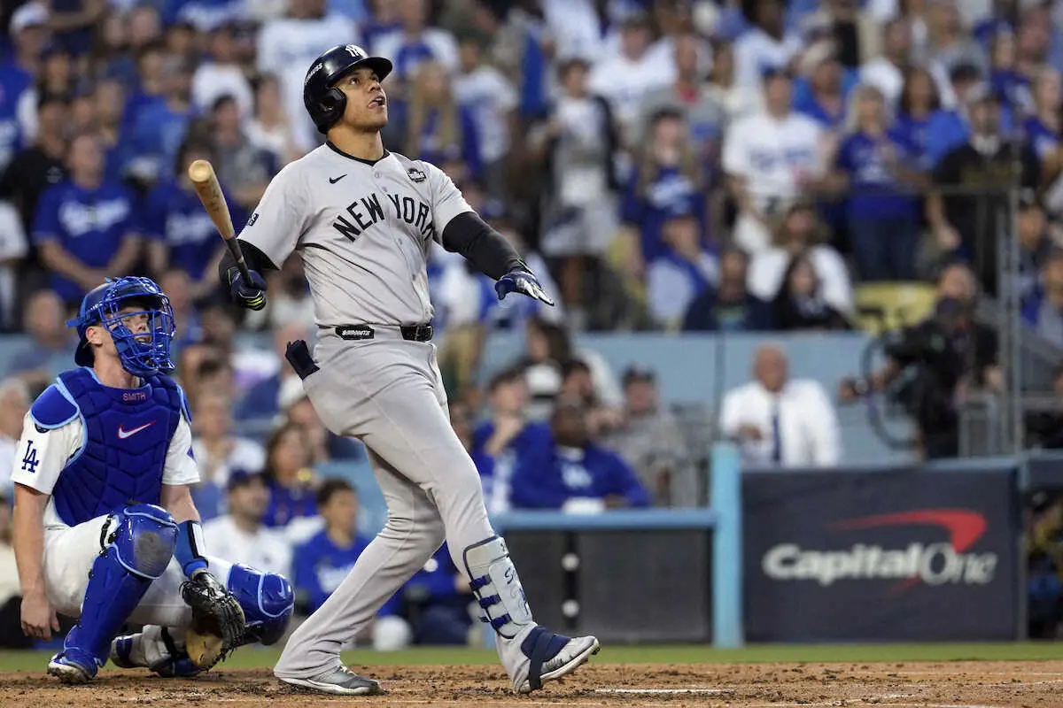 【画像・写真】ヤンキース・ソトが同点ソロ弾！　今オフFA最大の目玉が山本由伸からPS4本目のアーチ