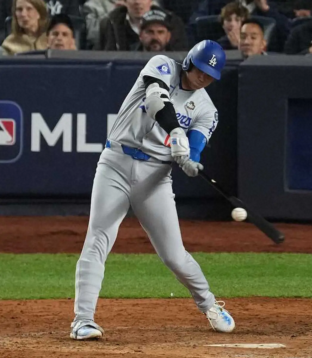 【画像・写真】大谷翔平は不動の「1番・DH」でスタメン出場　左肩痛めたままも、WS第5戦で世界一決める