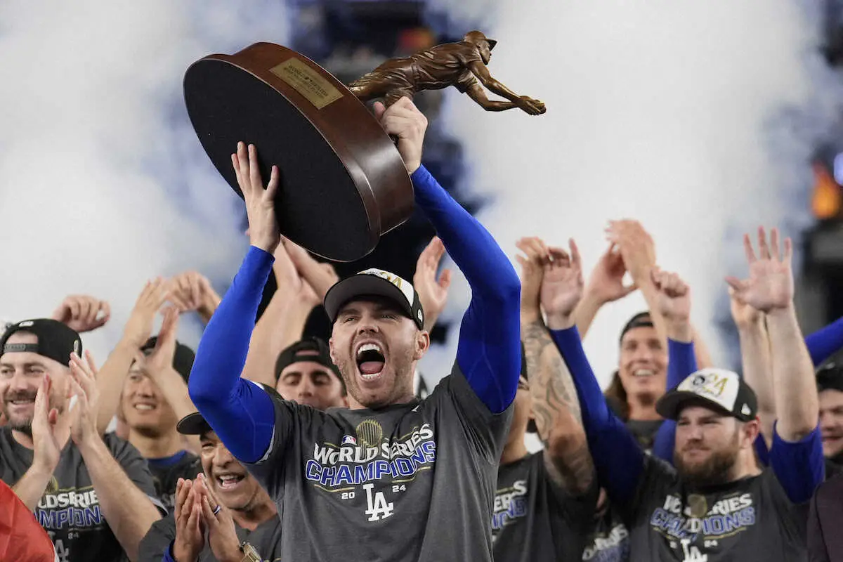 【画像・写真】ドジャース・フリーマン「最高」文句なしMVP　5試合で打率3割4本塁打12打点