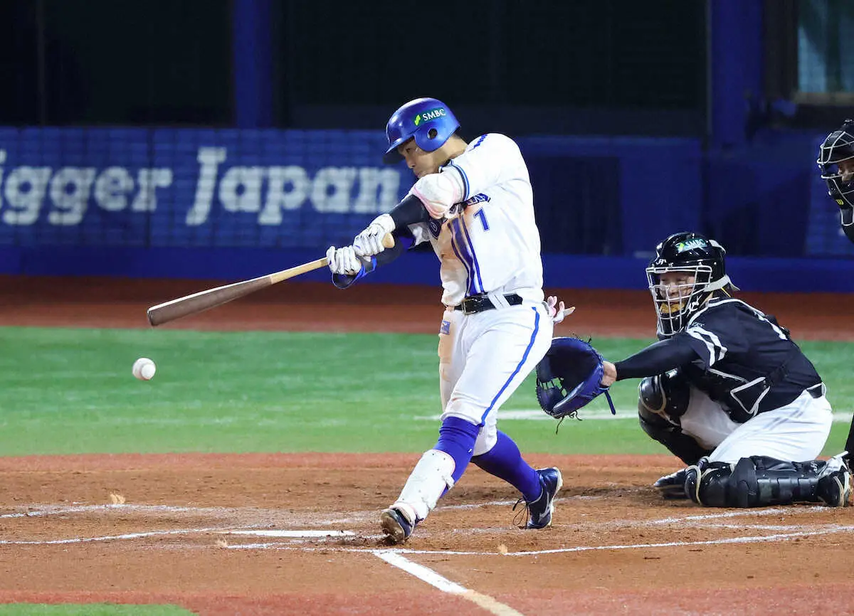【画像・写真】DeNA・桑原将志が日本S新記録の5試合連続打点　2回に左前2点打　初回には執念ヘッスラでチーム鼓舞