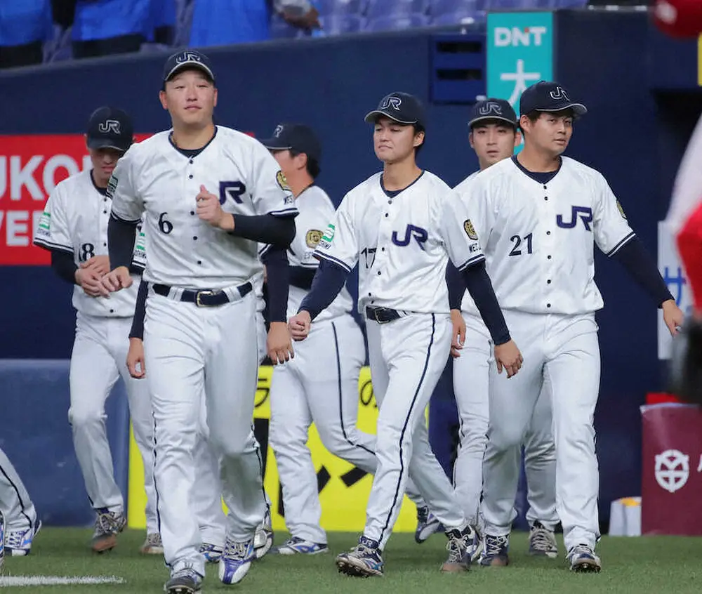 【画像・写真】JR西日本は8年ぶりの8強ならず　田村亮監督「レベルの高い投手から点を取っていかないと」