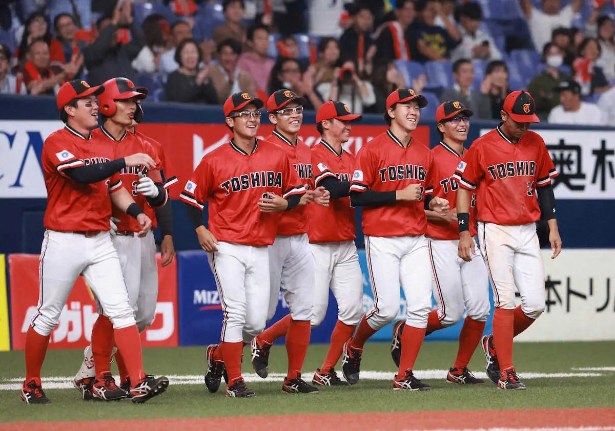 【画像・写真】東芝　主砲が終止符！4番・斉藤V打「みんなで日本一の景色を」