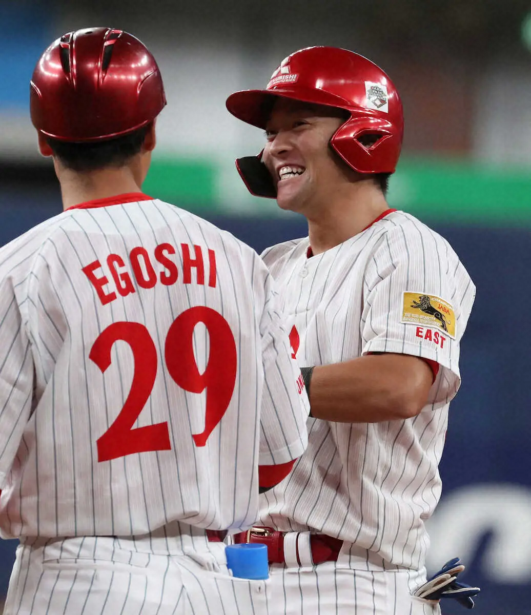 【画像・写真】三菱重工Eastが8強進出　オリ4位・山中が大会初安打で本領「安打でも四球でもチームのために」