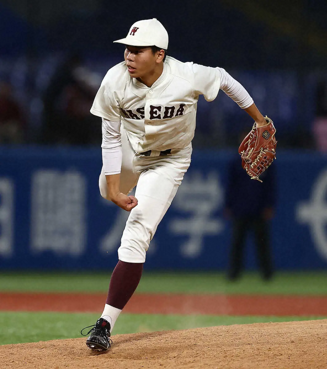 【画像・写真】“魔球”シンカーを操る早大・安田は愛すべき野球小僧