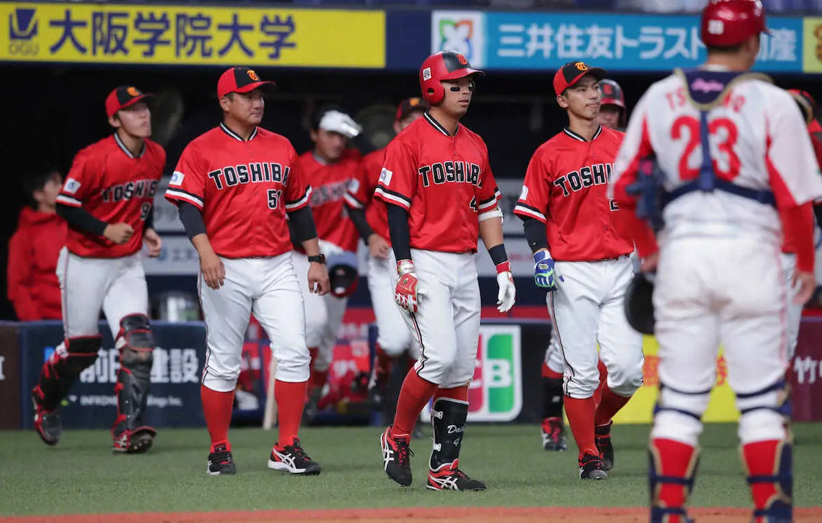 【画像・写真】東芝が6年ぶり4強逃す　夏の屈辱から意地の全国2勝に「来年は都市対抗優勝を」