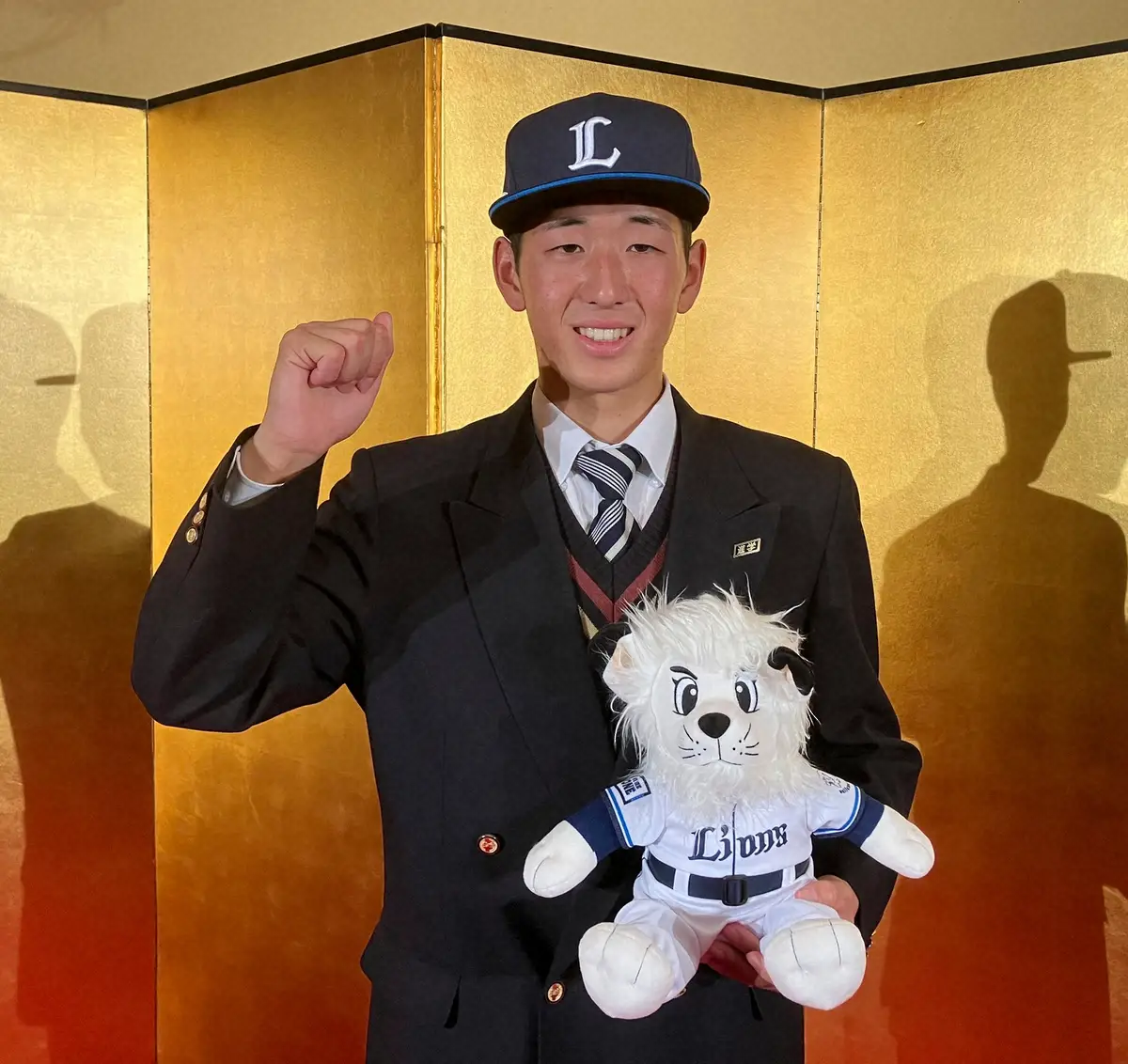 【画像・写真】西武ドラフト5位・篠原が仮契約「西口監督は現役時代のスライダーが印象的なのでお話を聞いてみたい」