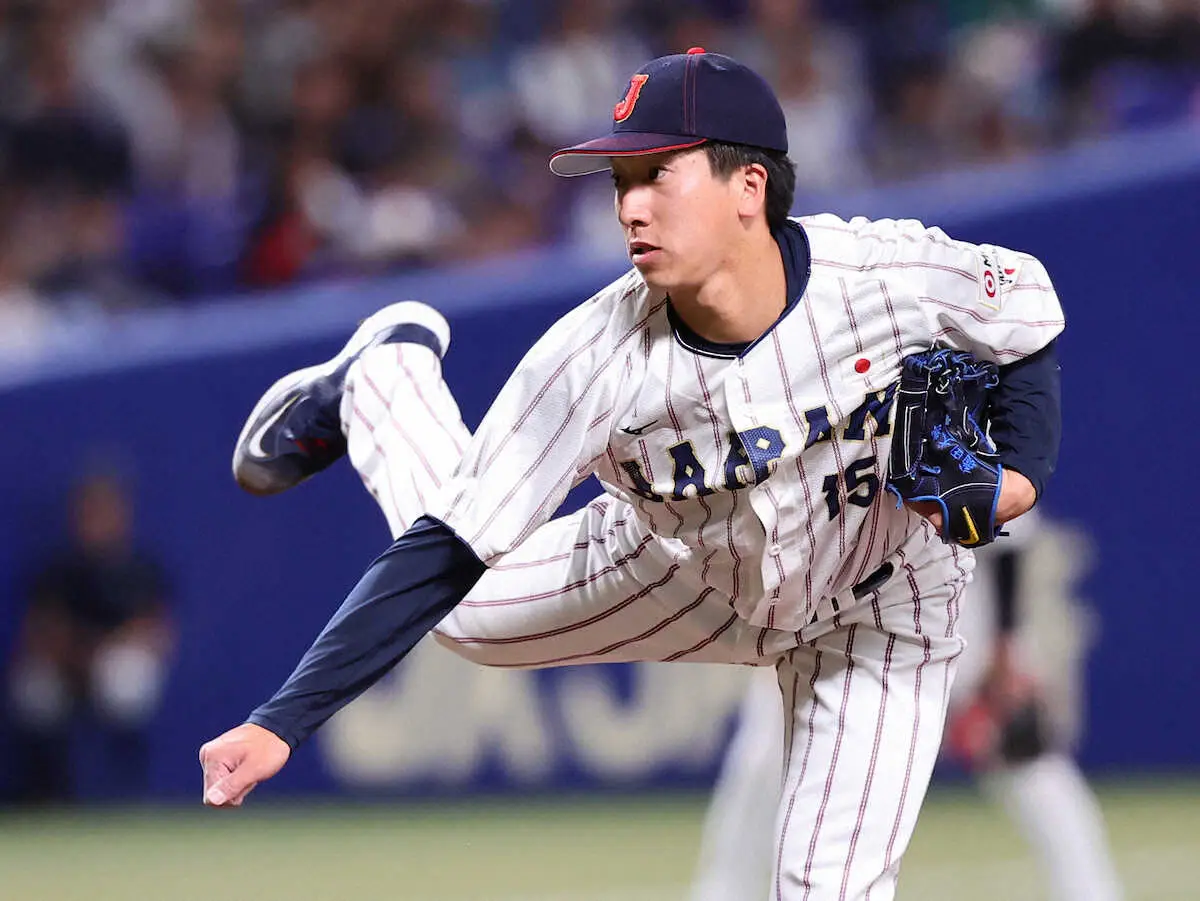 【画像・写真】侍守護神の大勢、わずか7球で3者凡退　井端監督「出した時には勝ったと思ってます」と絶大の信頼