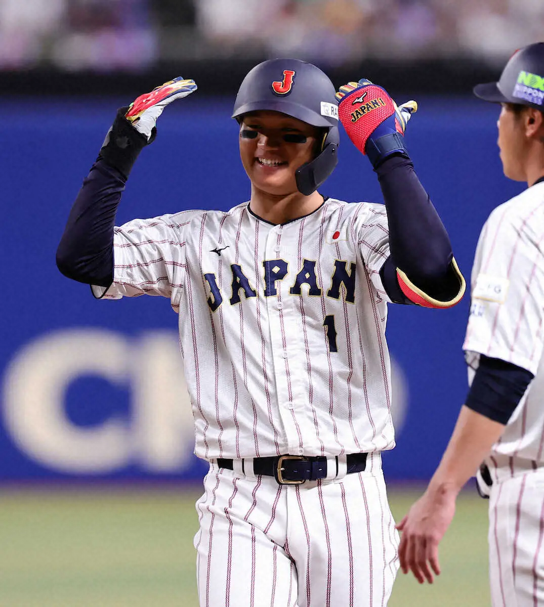 【画像・写真】侍の阪神・森下　勝負強さを発揮し2安打1打点「少ないチャンスをものにできた」