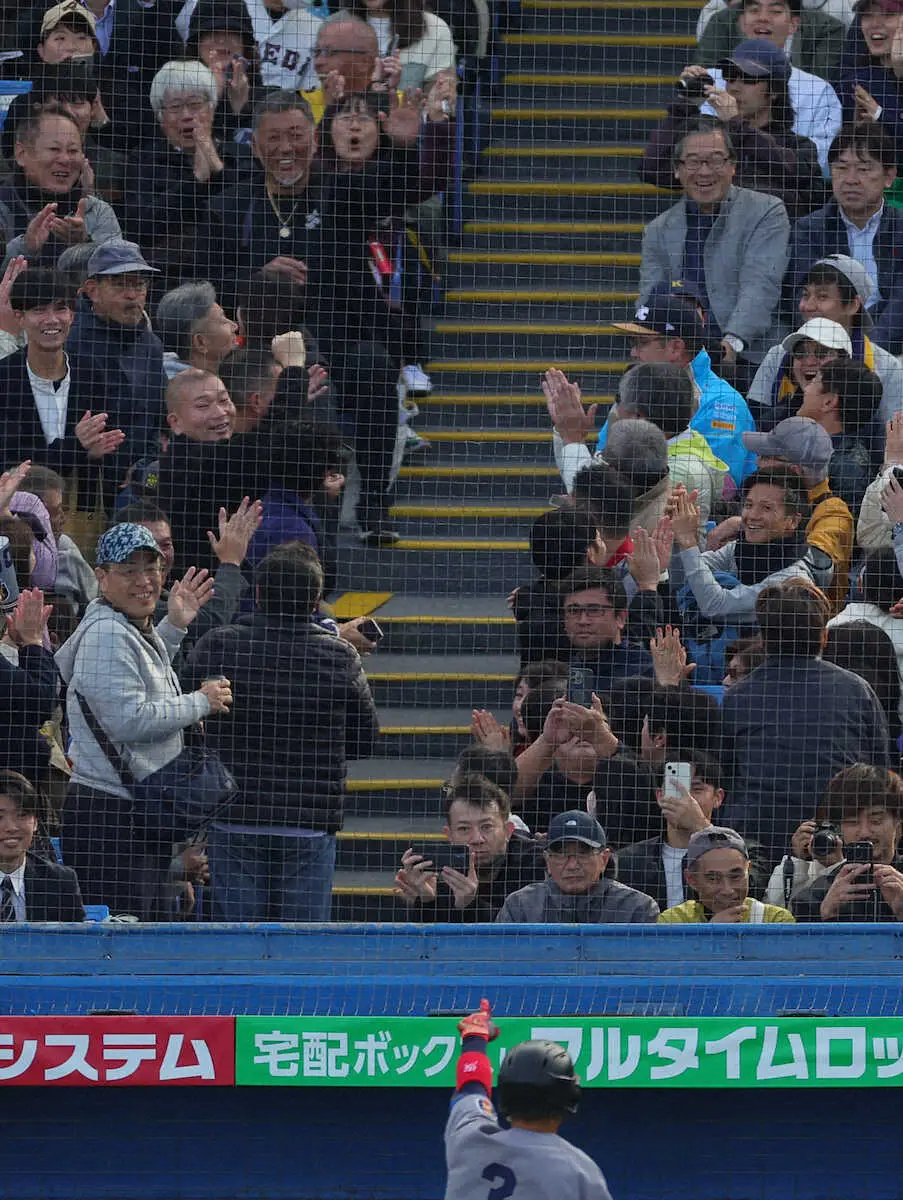 【画像・写真】慶大・清原　父譲りのお祭り男弾！早慶戦初アーチ　4安打1打点3得点と大暴れ