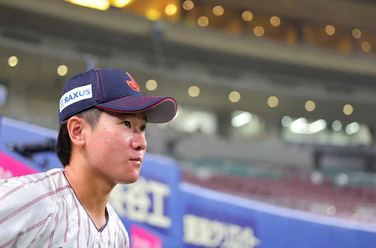 【画像・写真】侍・井上　国際大会初先発23歳「責任を持って何とか勝ちに導けるように」