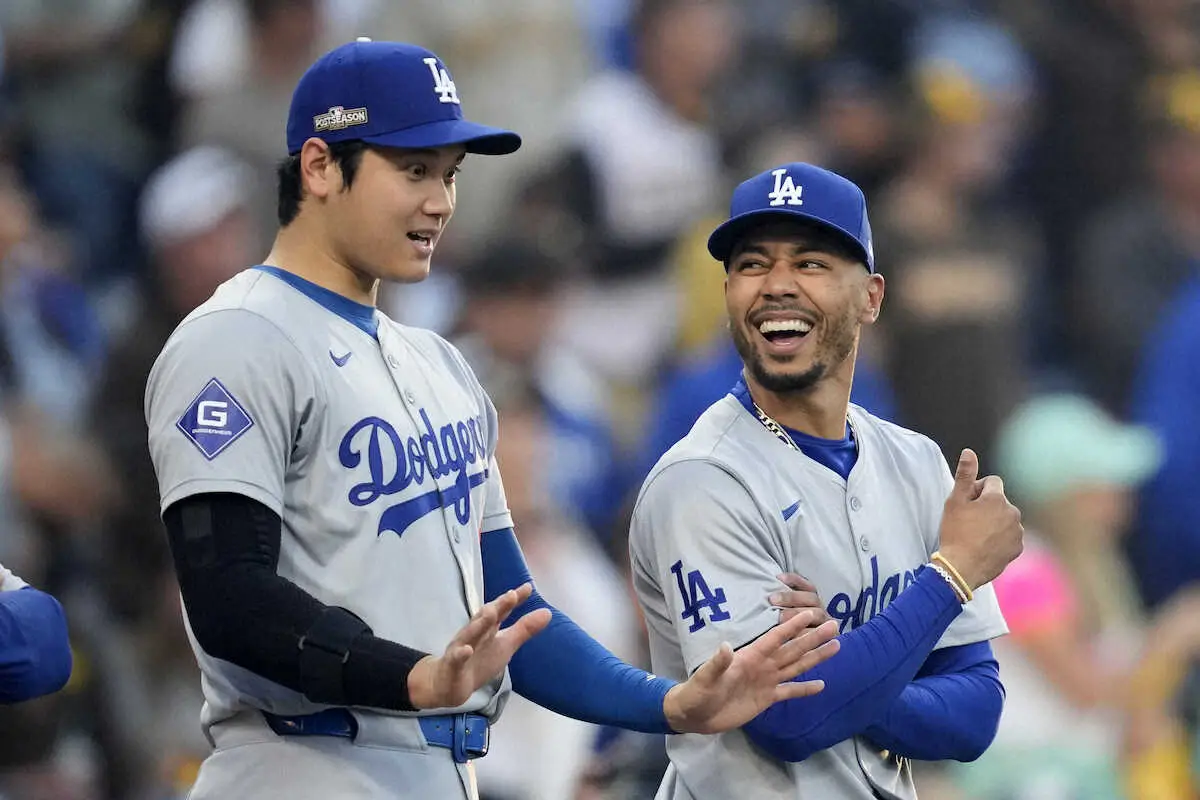 【画像・写真】ベッツは通算7度目シルバースラッガー賞！骨折乗り越えユーティリテイー部門で受賞　大谷、テオと3人選出
