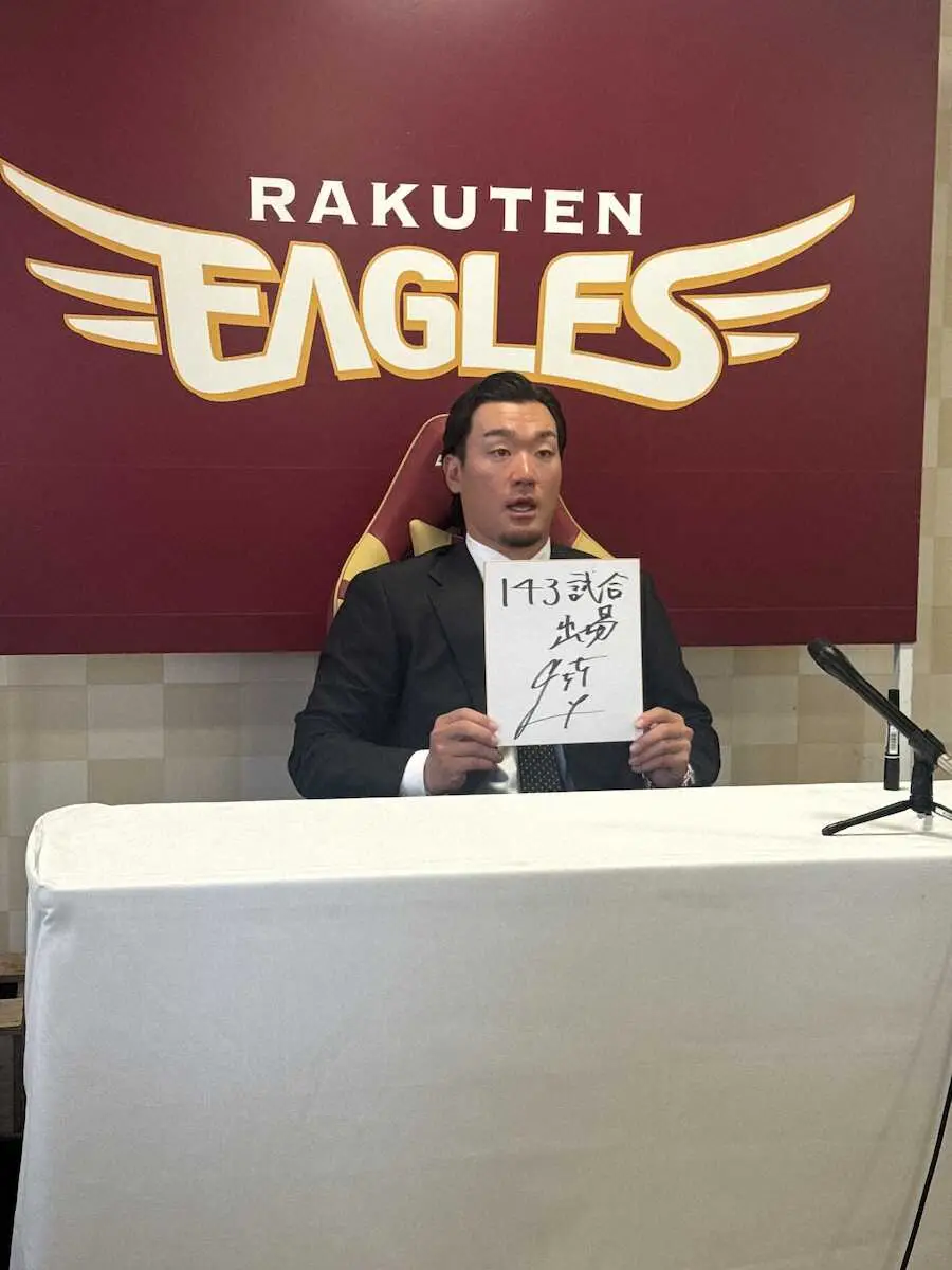 【画像・写真】楽天・安田悠馬が200万円増の1500万円でサイン　来季は全試合出場が目標