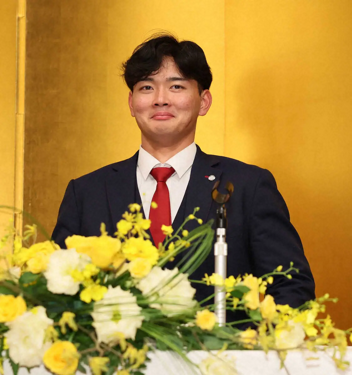 【画像・写真】阪神ドラ4・町田「クリーンアップを打てる選手になりたい」　次代を担う「打てる捕手」が仮契約