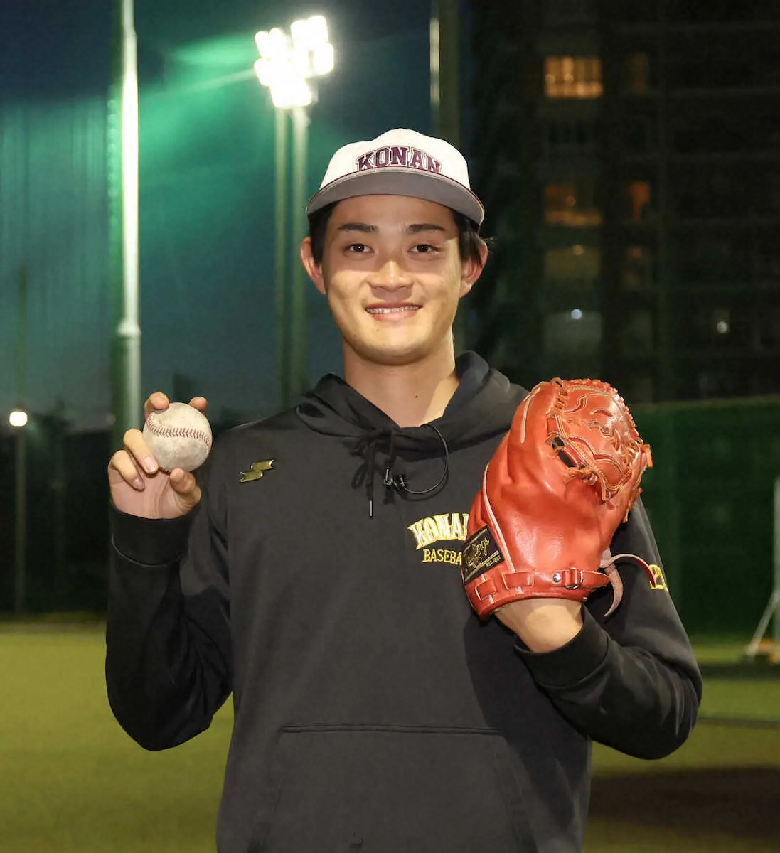 【画像・写真】広島ドラ3・岡本駿　大学から投手に転向して4年でドラフトに　次代の投手王国を担う右腕の素顔とは