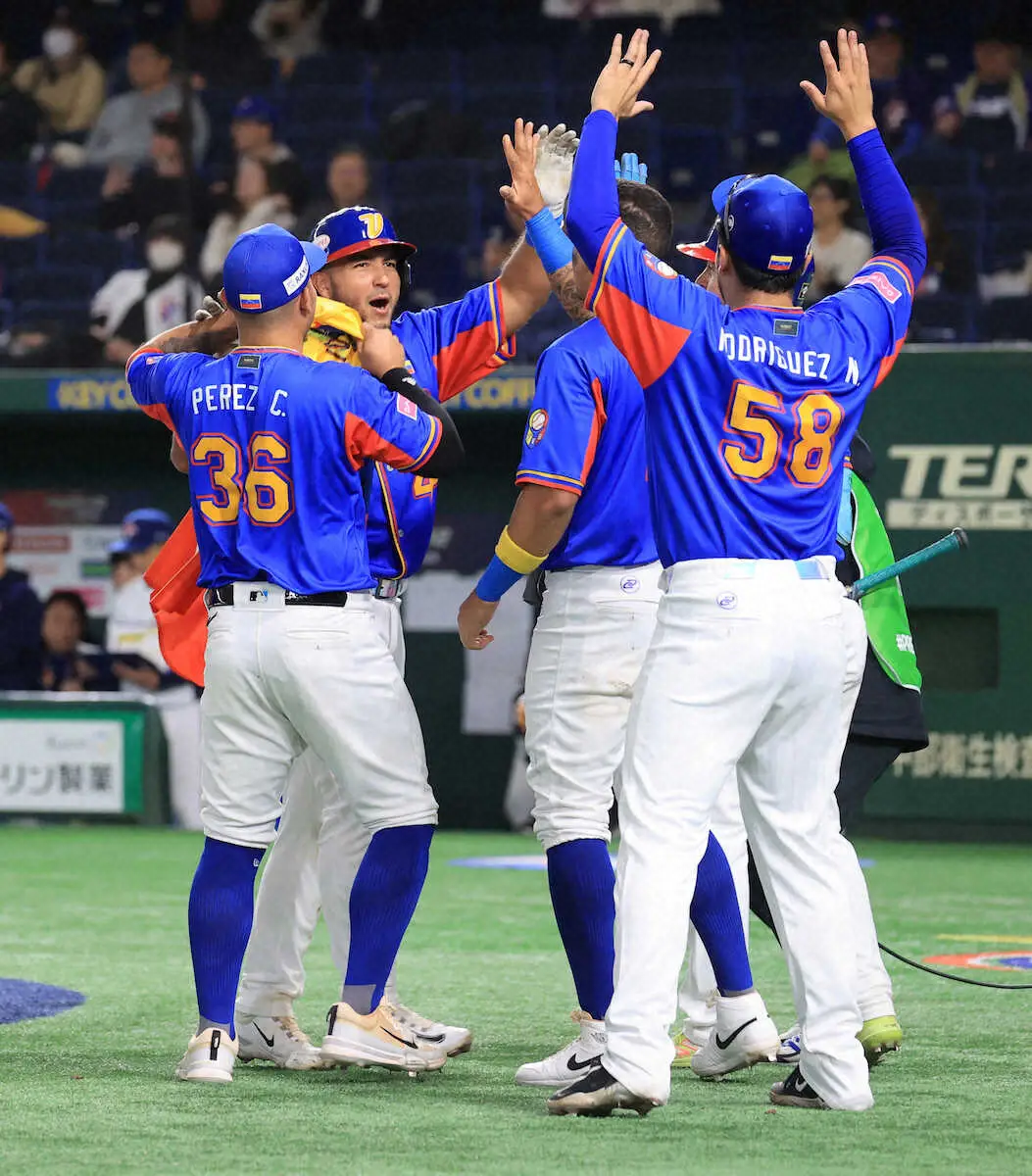 【画像・写真】ベネズエラ　メジャー通算17発男がV弾！CE・ペレス「非常にエキサイティングで、興奮」