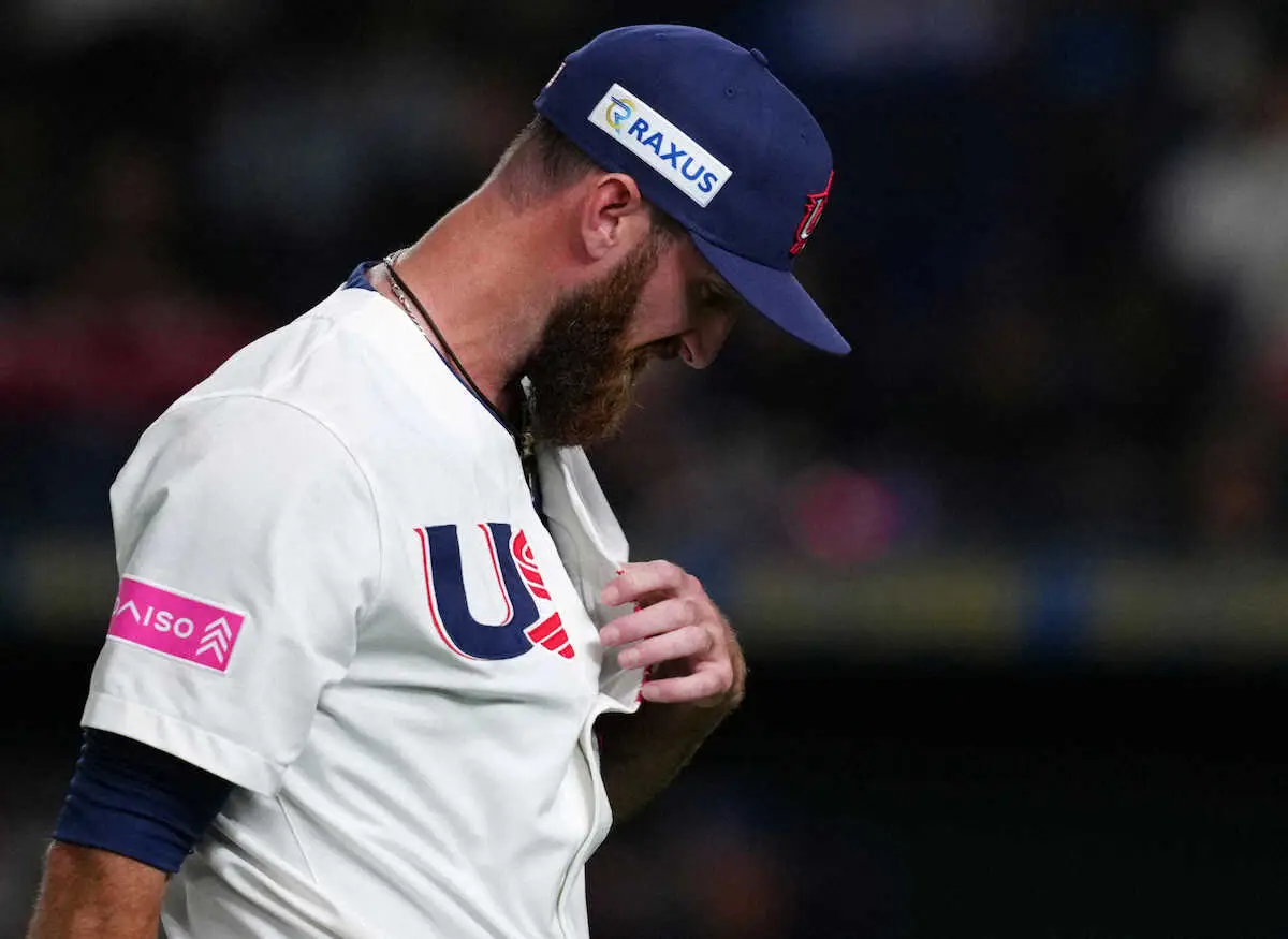 【画像・写真】【プレミア12】元DeNAの米国代表・パットン　台湾戦で1死も取れずに5失点KO　打者6人に5安打