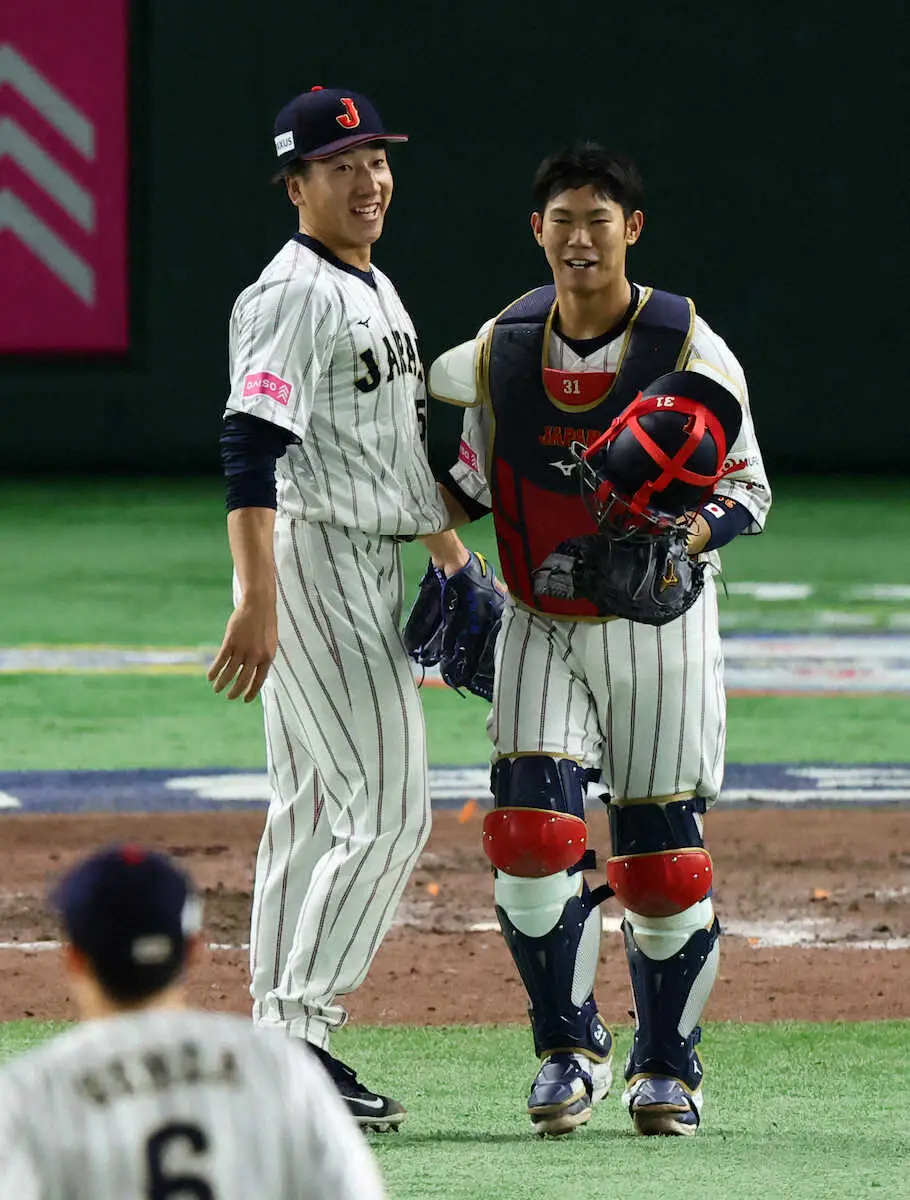 【画像・写真】【プレミア12】反撃ソロの坂倉「温大が頑張っていたのでなんとかしたかった」　3戦連続打点で勝利に貢献