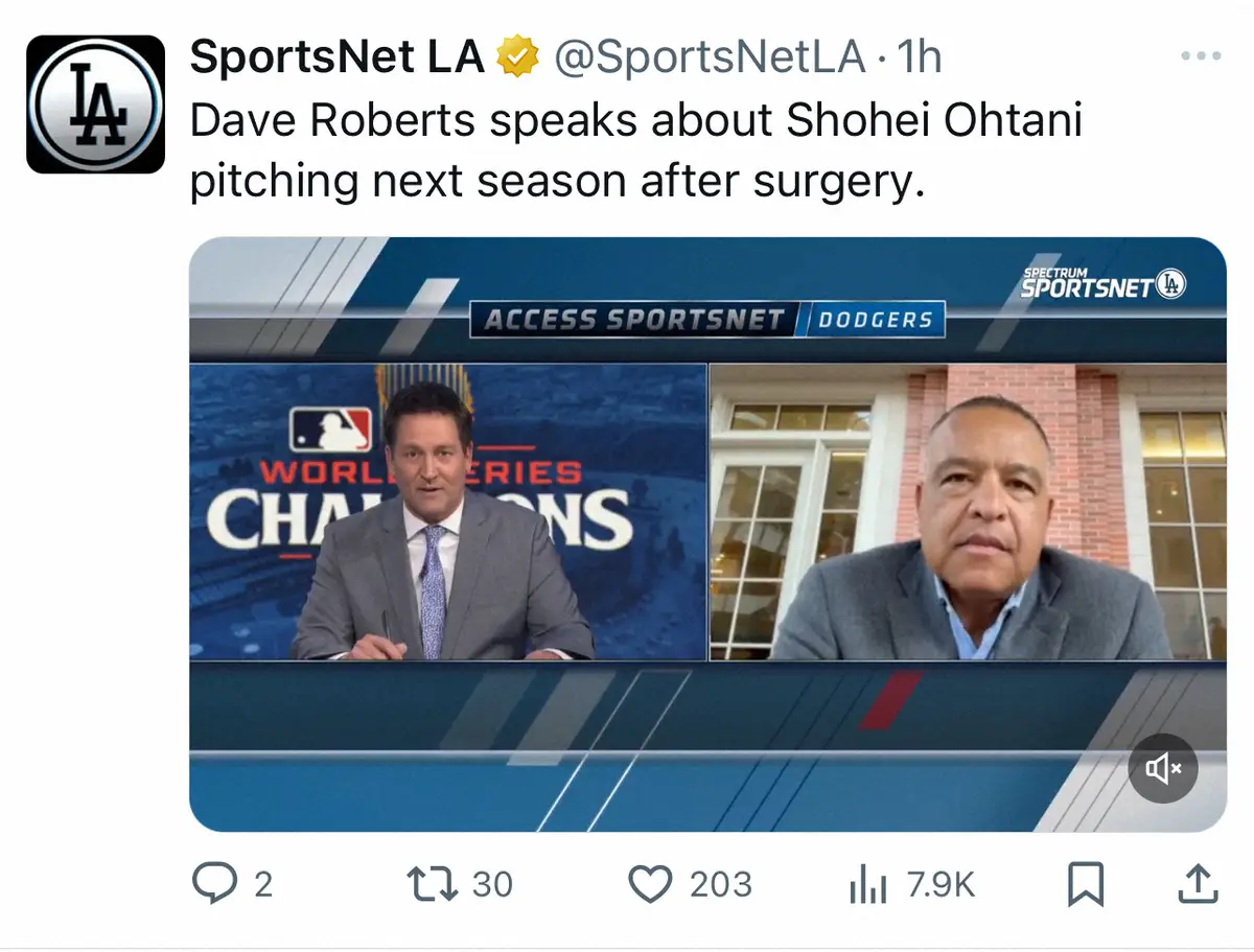 【画像・写真】大谷翔平MVP受賞　指揮官語る“転機”とは「自分自身を表現できるように…人として成長」ショックも糧に