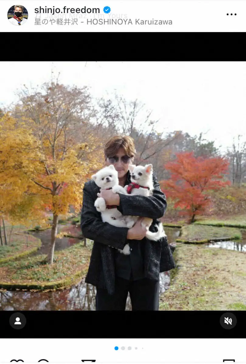 【画像・写真】日本ハム・新庄監督　オフ楽しむ姿が格好良すぎると話題に「11月のカレンダーみたい」「モデル？」