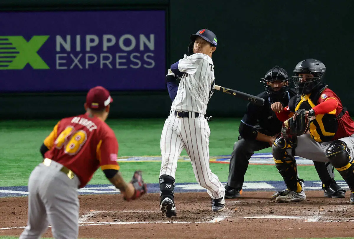 【画像・写真】【プレミア12】先制打含む3安打の活躍で“辰己節”全開「あまり目立ってない」「100点中150点」