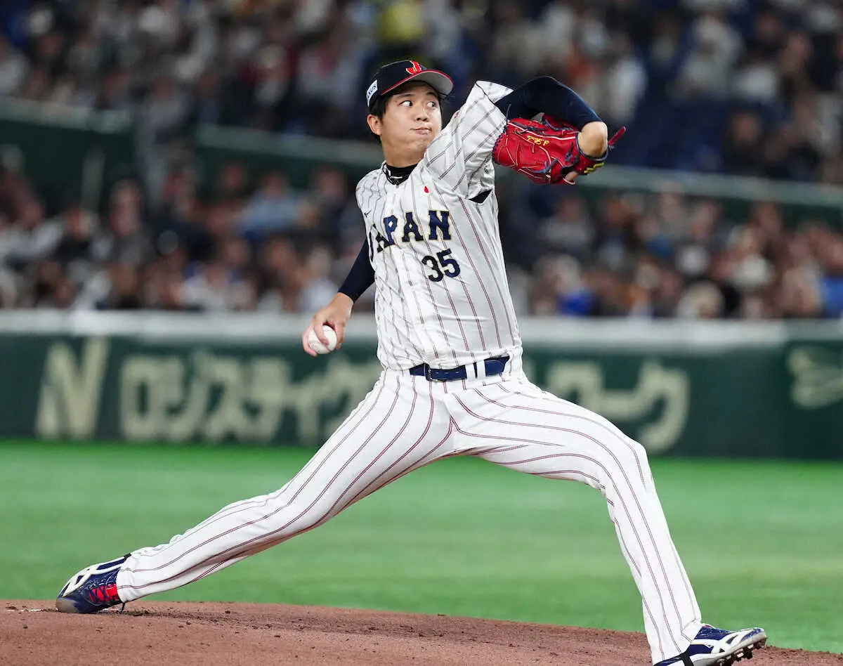 【画像・写真】侍ジャパン　才木は初めて中5日で粘投5回2失点「リズム的によくなかった」