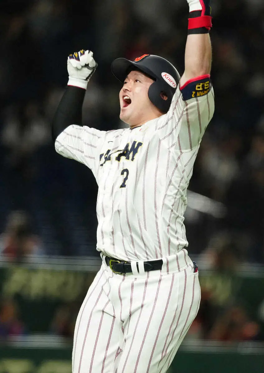 【画像・写真】侍・牧が決めた！V満弾　WBC、アジアCSに続く国際大会3大会連発
