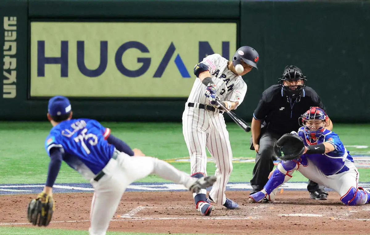 【画像・写真】侍・清宮「フュージョン」パワー！「ワクワクした気持ちで」満塁で初打点