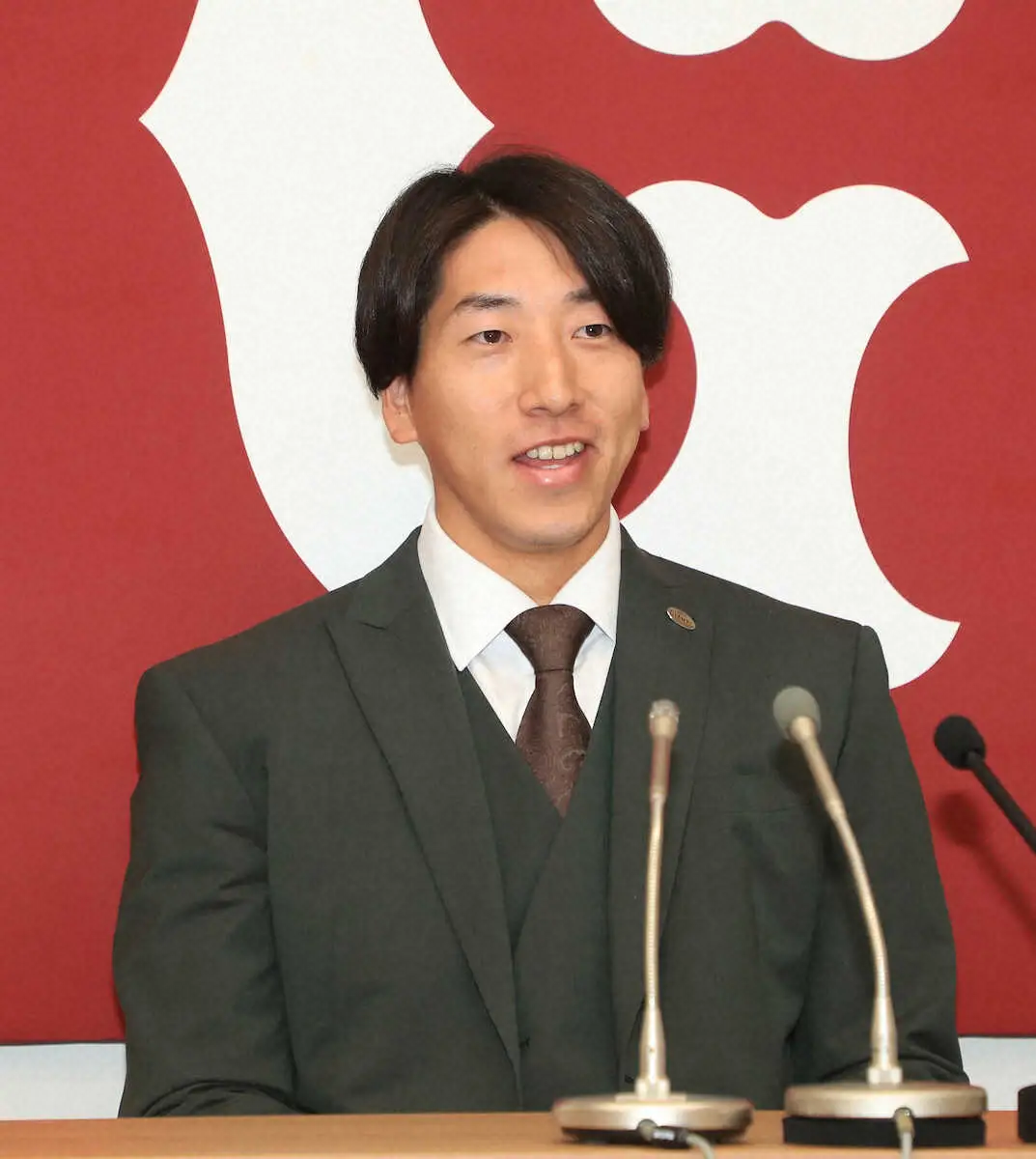 【画像・写真】巨人・大勢は3400万円増の年俸9000万円「来年日本一になりたい」「日本シリーズで胴上げ選手」誓う